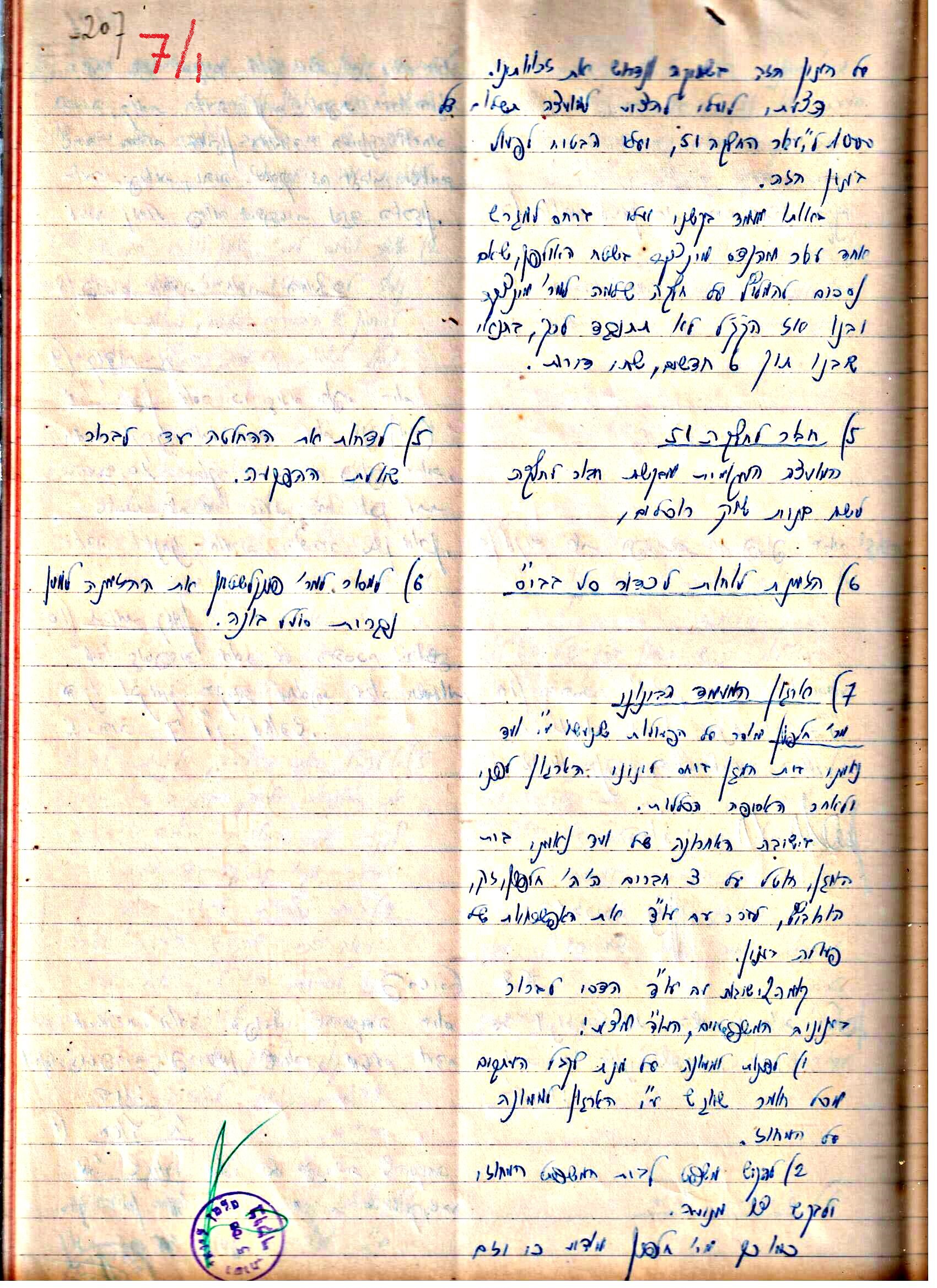 פרוטוקולים 3 – הנהלה – 23.11.54 – 22.8.48 by riki deri - Illustrated by מוזיאון בית גרושקביץ - Ourboox.com