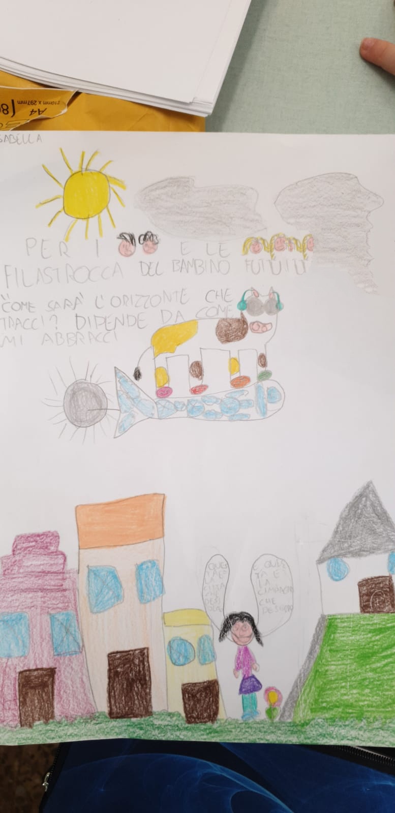 MU MU &our 5 senses Wanted! Nella Valle dei trulli…cercasi la “Mucca MU MU! by Mrs D. - Illustrated by Mrs D.'s 1st classes - Ourboox.com