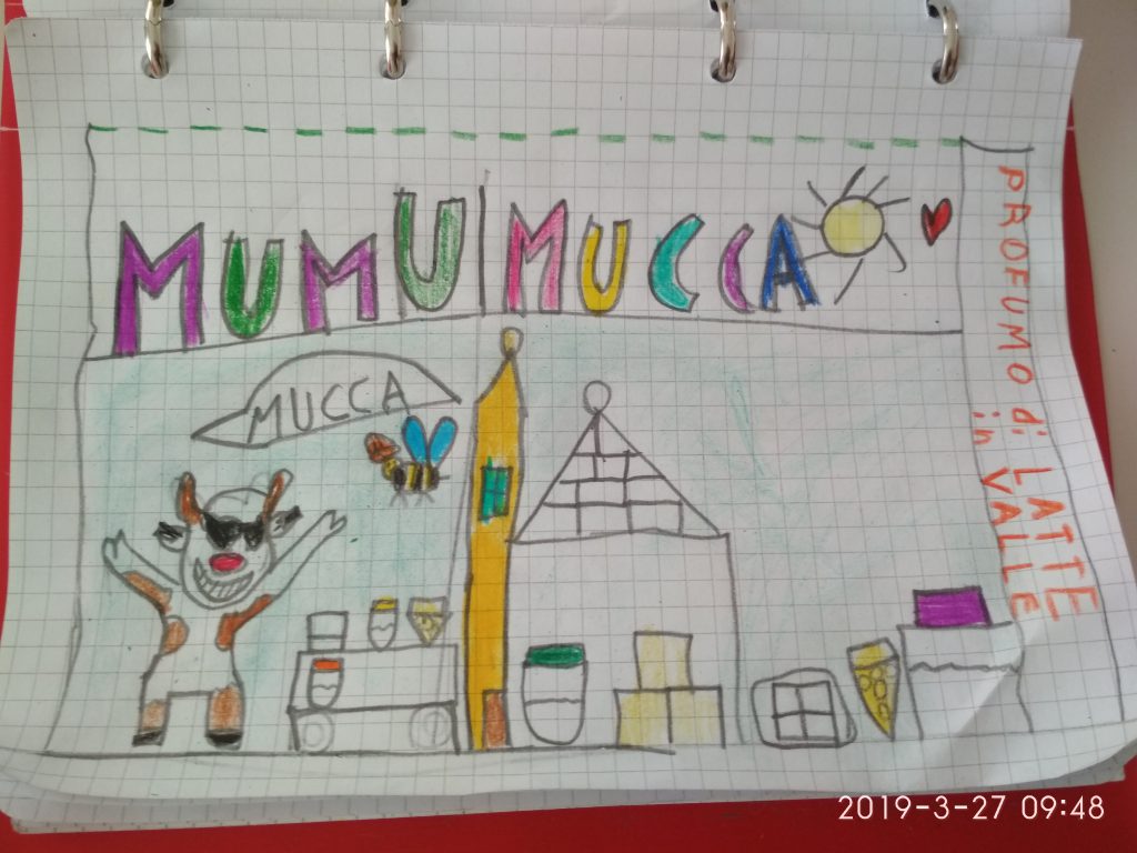 MU MU &our 5 senses Wanted! Nella Valle dei trulli…cercasi la “Mucca MU MU! by Mrs D. - Illustrated by Mrs D.'s 1st classes - Ourboox.com