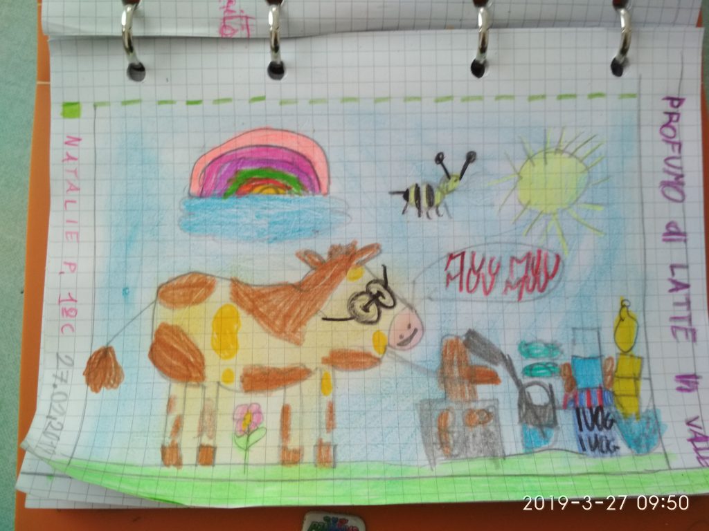 MU MU &our 5 senses Wanted! Nella Valle dei trulli…cercasi la “Mucca MU MU! by Mrs D. - Illustrated by Mrs D.'s 1st classes - Ourboox.com