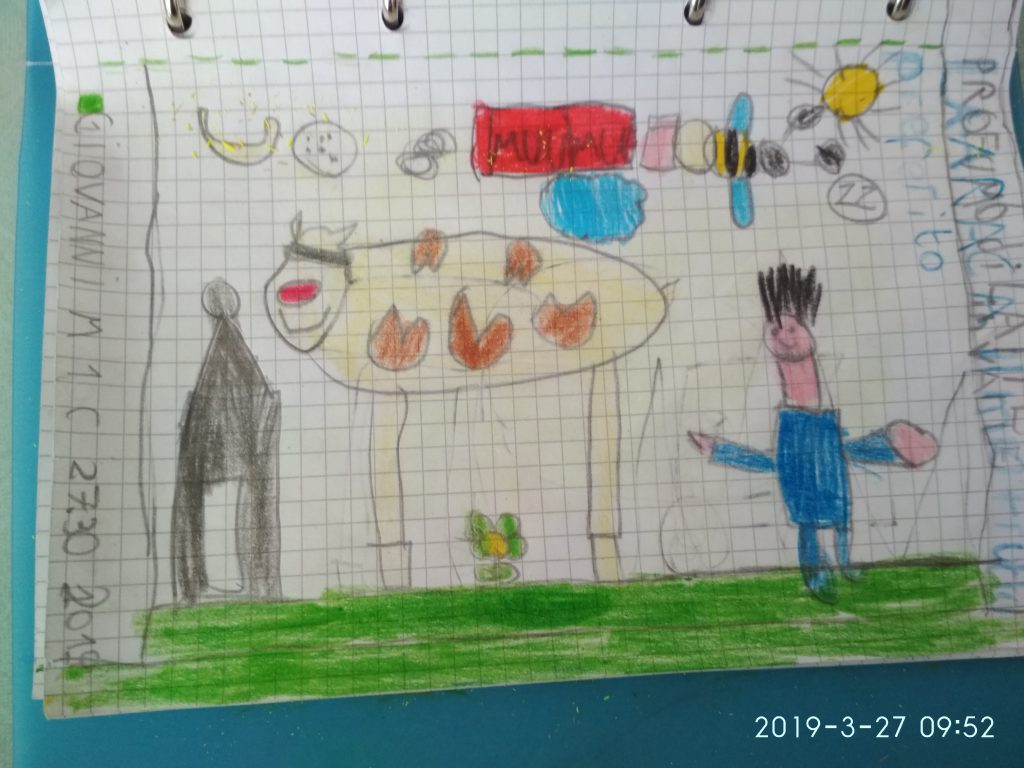 MU MU &our 5 senses Wanted! Nella Valle dei trulli…cercasi la “Mucca MU MU! by Mrs D. - Illustrated by Mrs D.'s 1st classes - Ourboox.com