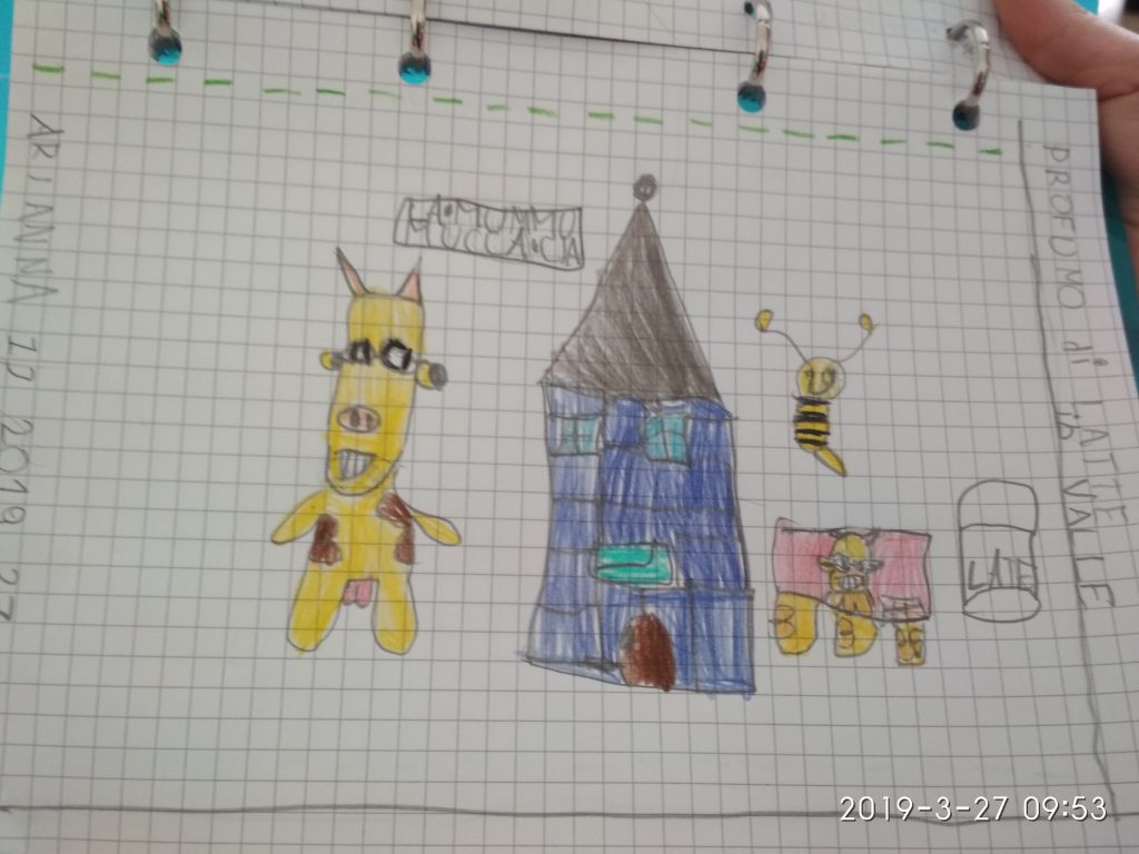 MU MU &our 5 senses Wanted! Nella Valle dei trulli…cercasi la “Mucca MU MU! by Mrs D. - Illustrated by Mrs D.'s 1st classes - Ourboox.com
