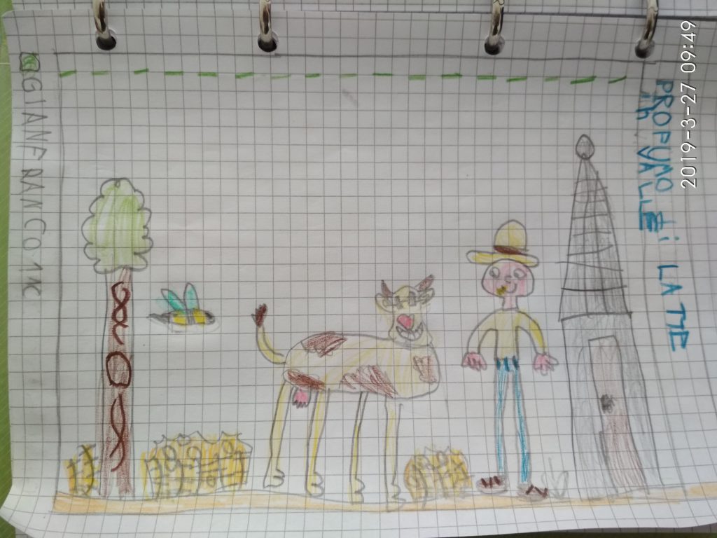 MU MU &our 5 senses Wanted! Nella Valle dei trulli…cercasi la “Mucca MU MU! by Mrs D. - Illustrated by Mrs D.'s 1st classes - Ourboox.com