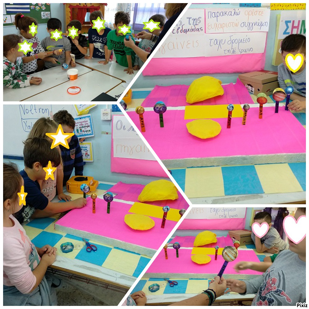 Photos from students’work about space and tecnology by Margarita Dakoronia - Ourboox.com