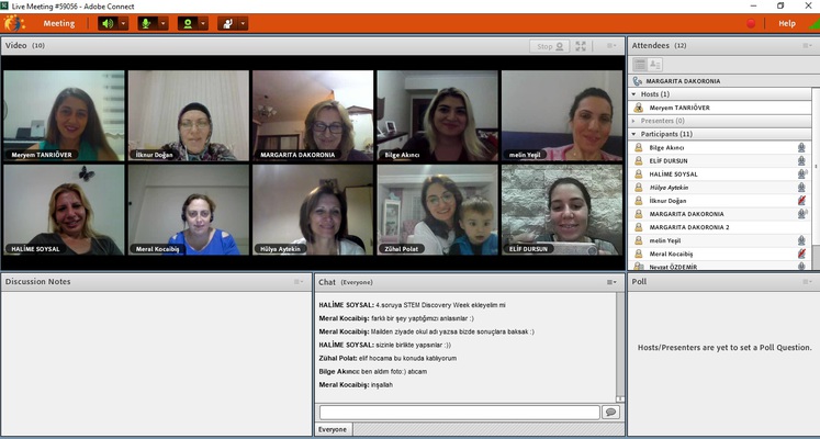 Live connections between the participants by Margarita Dakoronia - Ourboox.com
