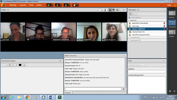 Live connections between the participants by Margarita Dakoronia - Ourboox.com