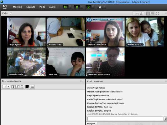 Live connections between the participants by Margarita Dakoronia - Ourboox.com