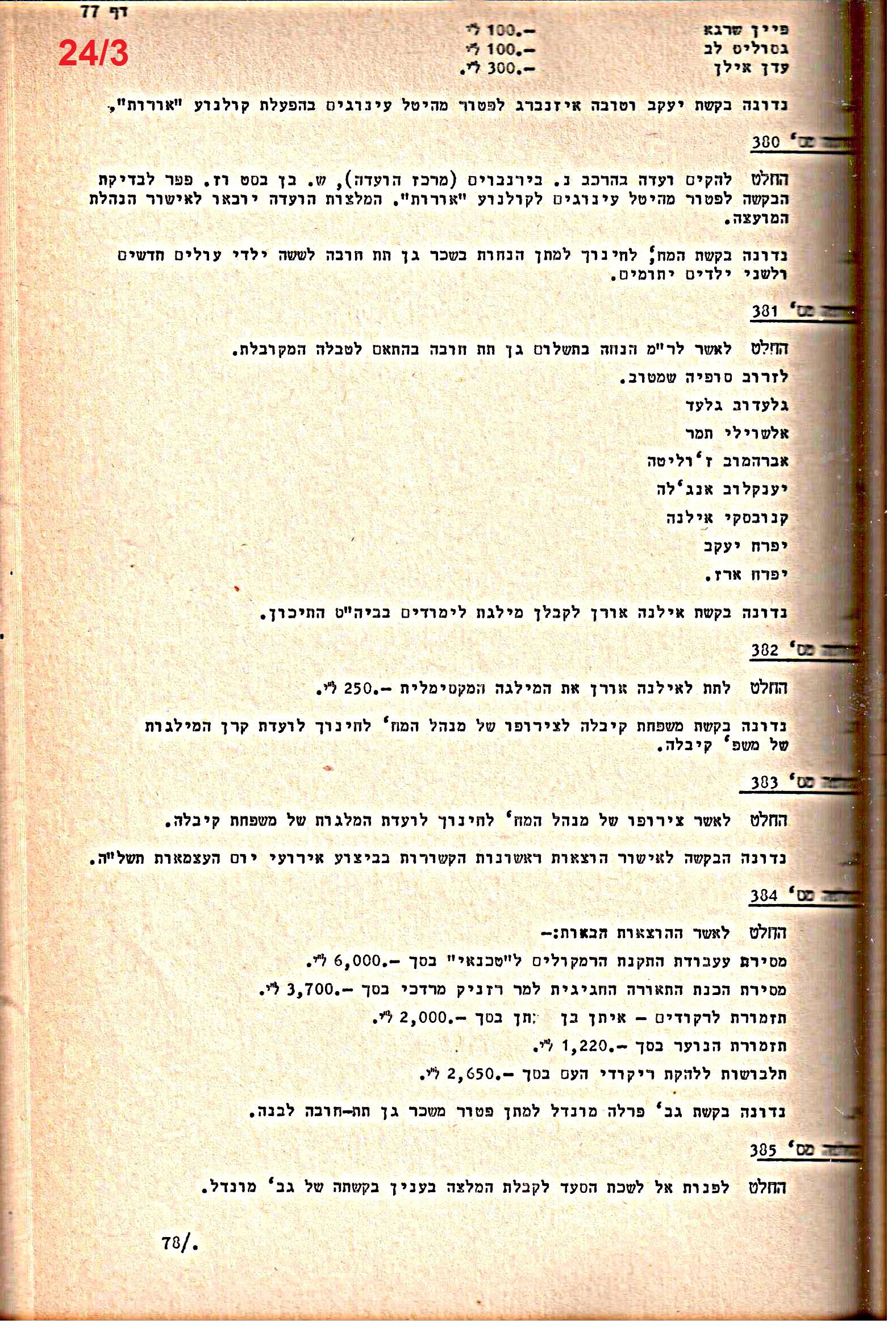 פרוטוקולים 14 – הנהלה – 19.7.76 – 18.2.74 by riki deri - Illustrated by מוזיאון בית גרושקביץ / כרך 14 - Ourboox.com