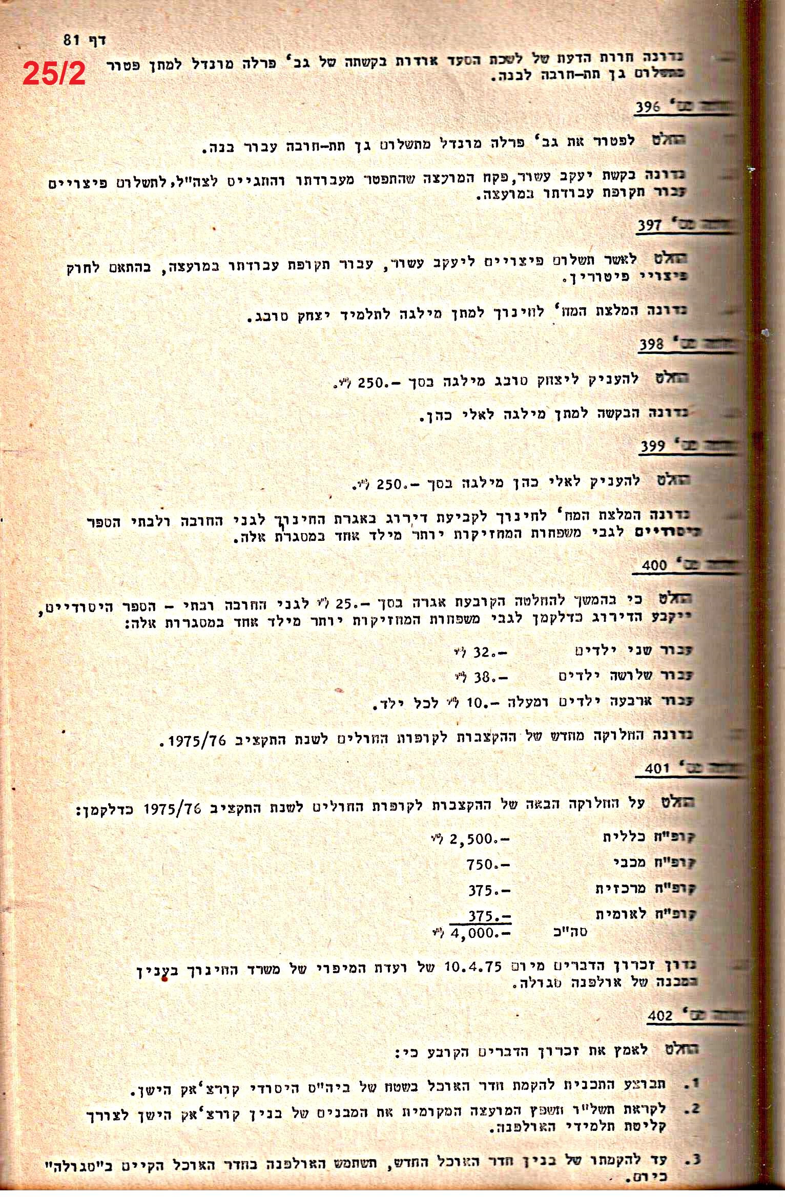 פרוטוקולים 14 – הנהלה – 19.7.76 – 18.2.74 by riki deri - Illustrated by מוזיאון בית גרושקביץ / כרך 14 - Ourboox.com