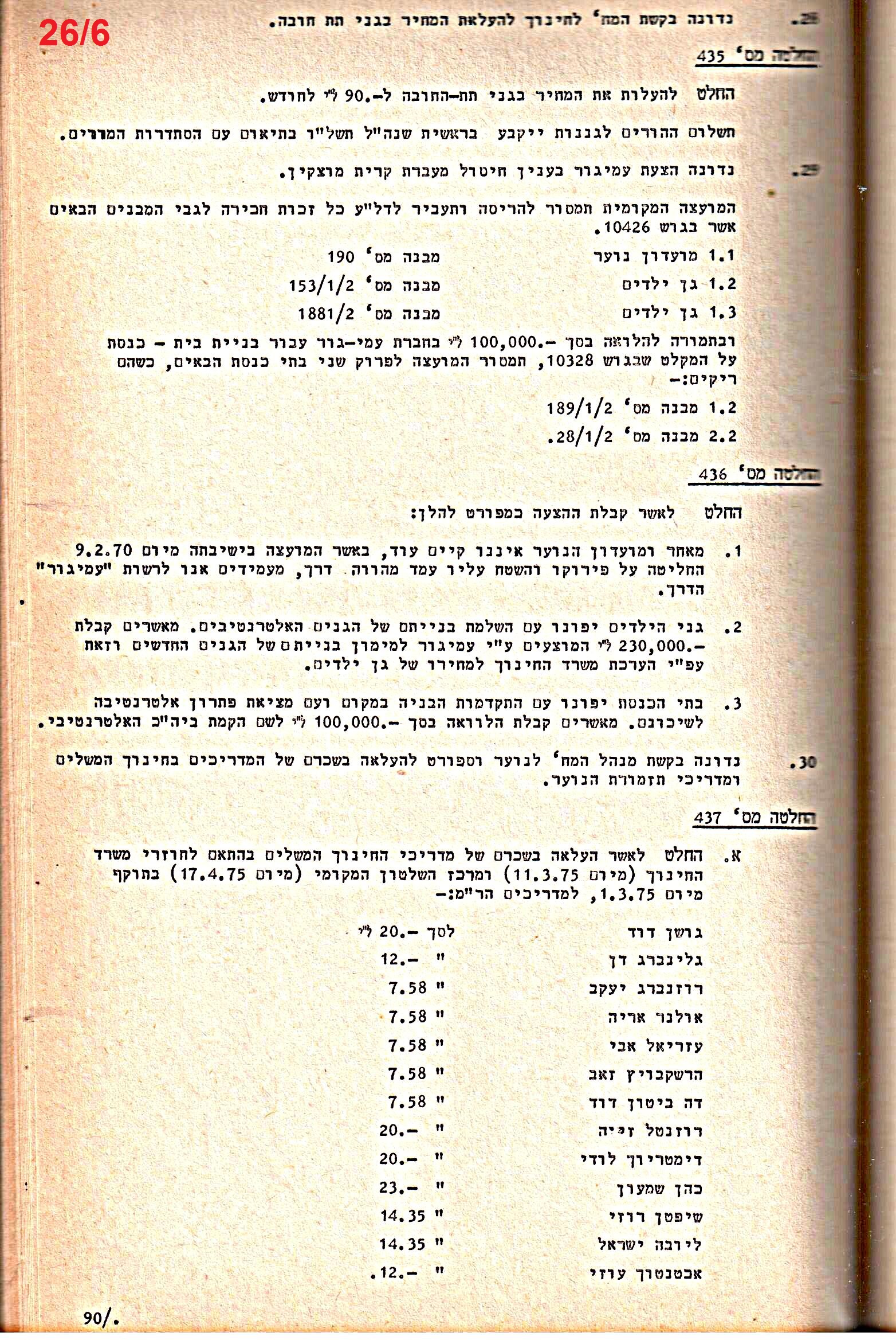 פרוטוקולים 14 – הנהלה – 19.7.76 – 18.2.74 by riki deri - Illustrated by מוזיאון בית גרושקביץ / כרך 14 - Ourboox.com