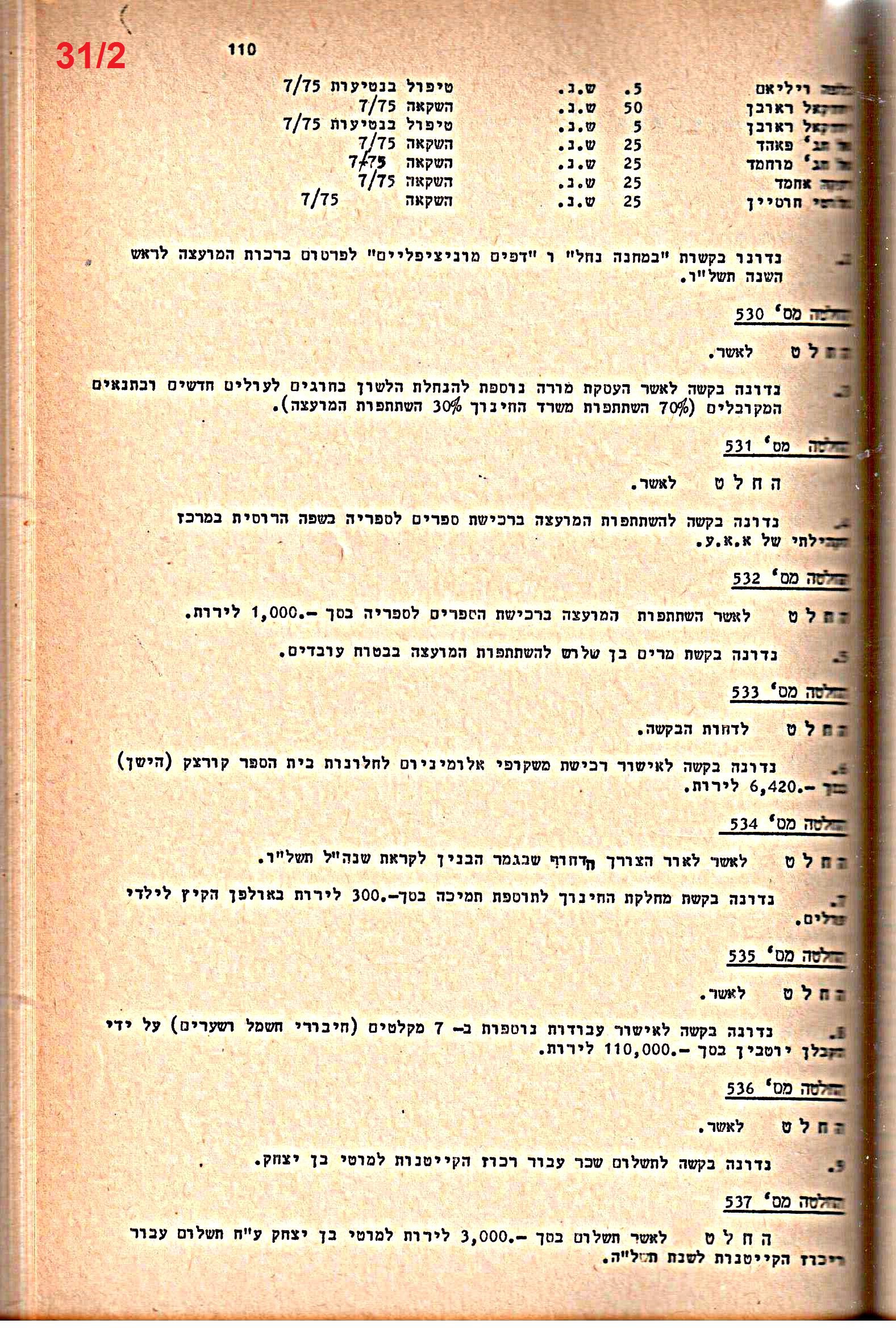פרוטוקולים 14 – הנהלה – 19.7.76 – 18.2.74 by riki deri - Illustrated by מוזיאון בית גרושקביץ / כרך 14 - Ourboox.com