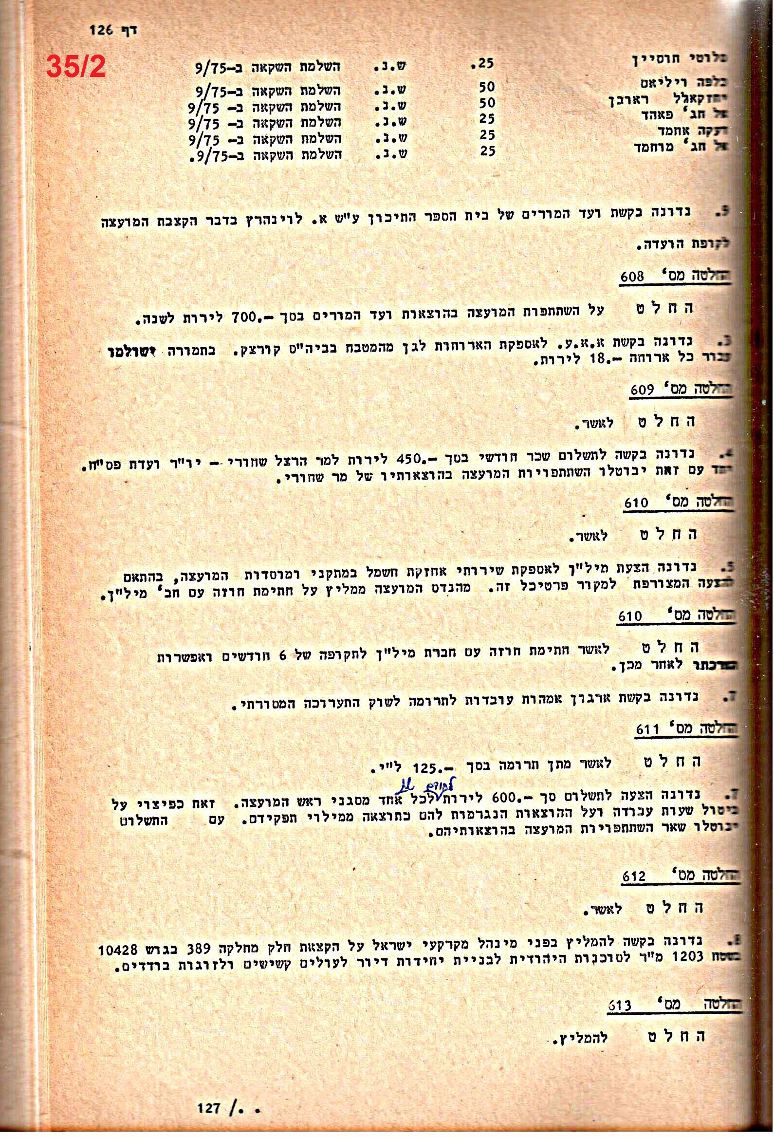 פרוטוקולים 14 – הנהלה – 19.7.76 – 18.2.74 by riki deri - Illustrated by מוזיאון בית גרושקביץ / כרך 14 - Ourboox.com