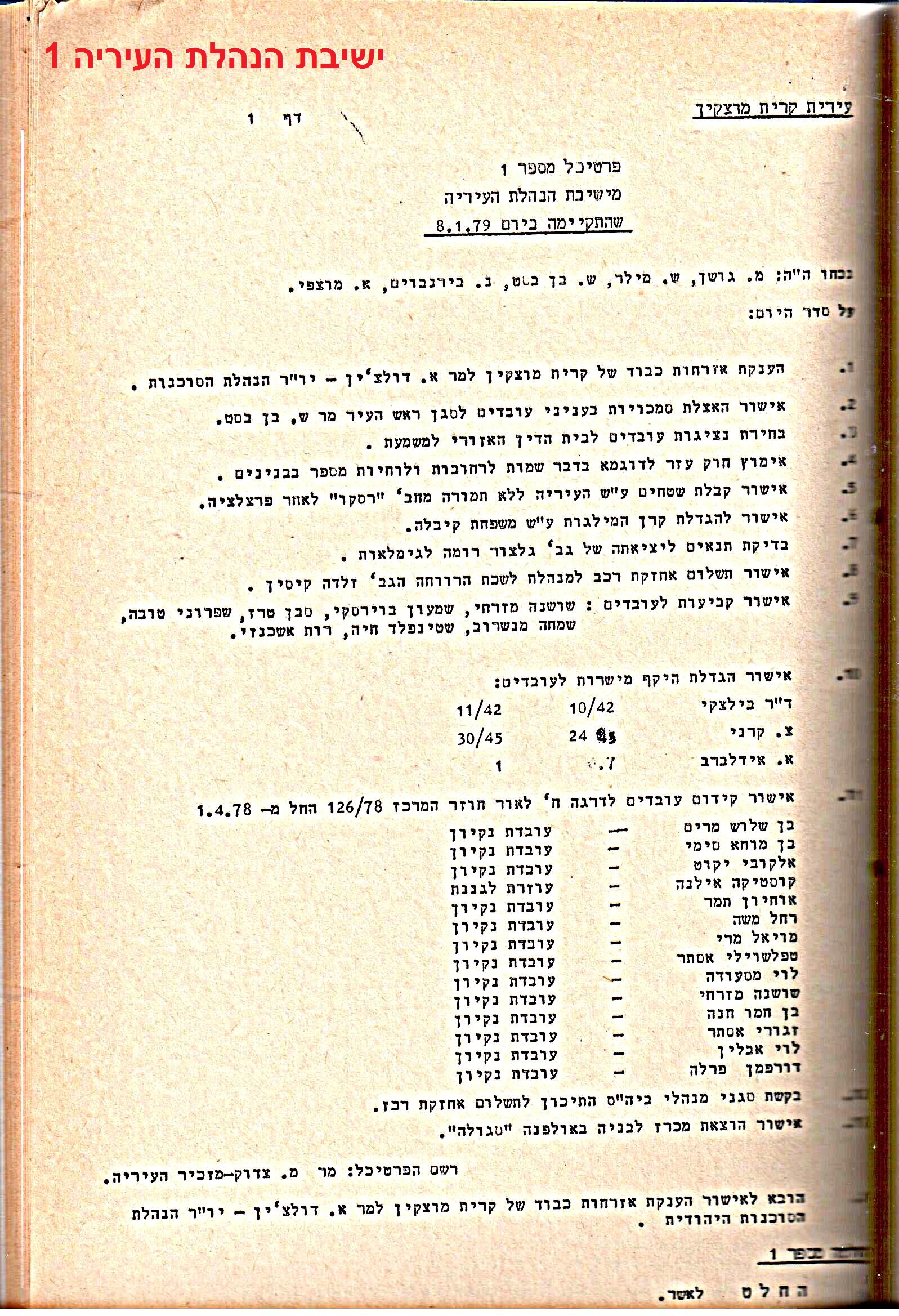 פרוטוקולים 15 – הנהלה – 19.10.83 – 23.8.76 by riki deri - Illustrated by מוזיאון בית גרושקביץ / כרך 15 - Ourboox.com