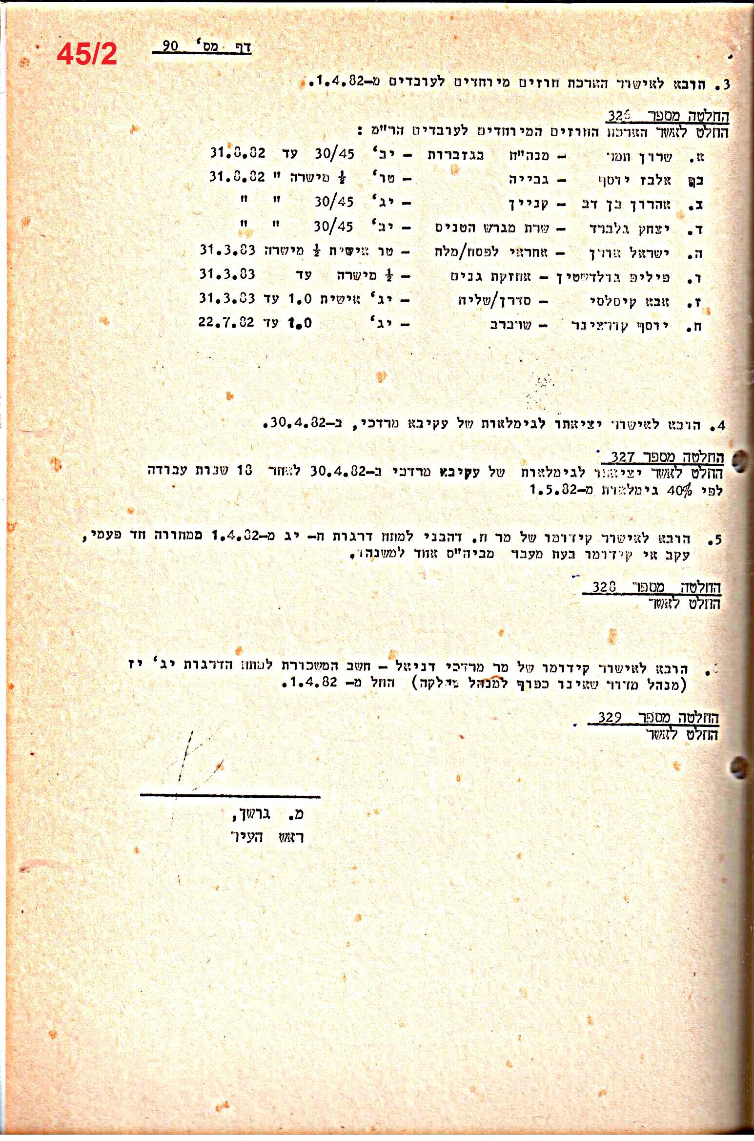 פרוטוקולים 15 – הנהלה – 19.10.83 – 23.8.76 by riki deri - Illustrated by מוזיאון בית גרושקביץ / כרך 15 - Ourboox.com