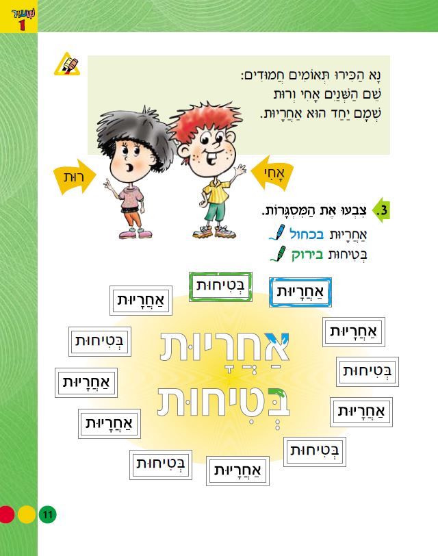 בצעד ראשון זהירות בדרכים לכיתות א-ב מאת אסתי עצמוני הוצאת לֶמוּר by אסתי עצמוני - Illustrated by אסתי עצמוני הוצאת למור - Ourboox.com