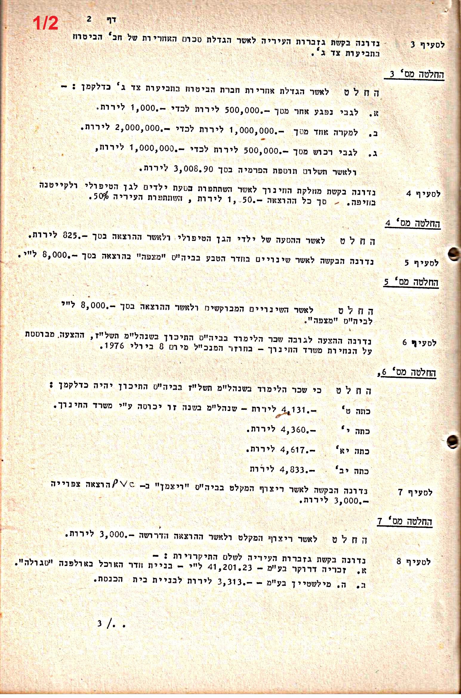 פרוטוקולים 20 – ועדות (כספים) – 22.11.78 – 22.8.76 by riki deri - Illustrated by מוזיאון בית גרושקביץ / כרך 20 - Ourboox.com