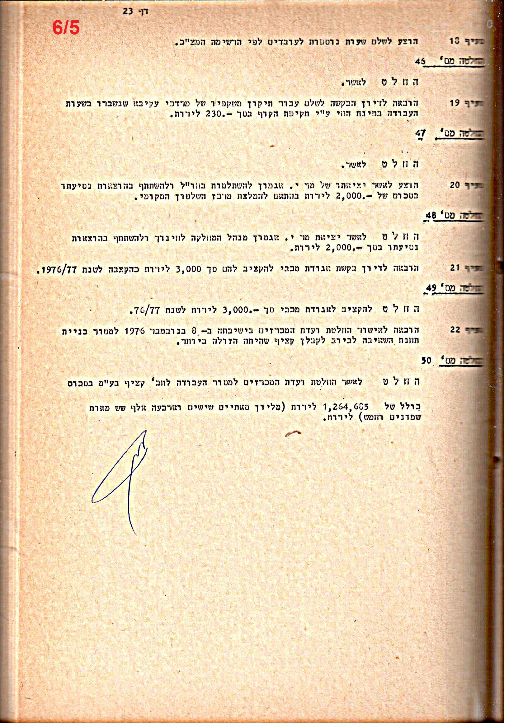 פרוטוקולים 20 – ועדות (כספים) – 22.11.78 – 22.8.76 by riki deri - Illustrated by מוזיאון בית גרושקביץ / כרך 20 - Ourboox.com
