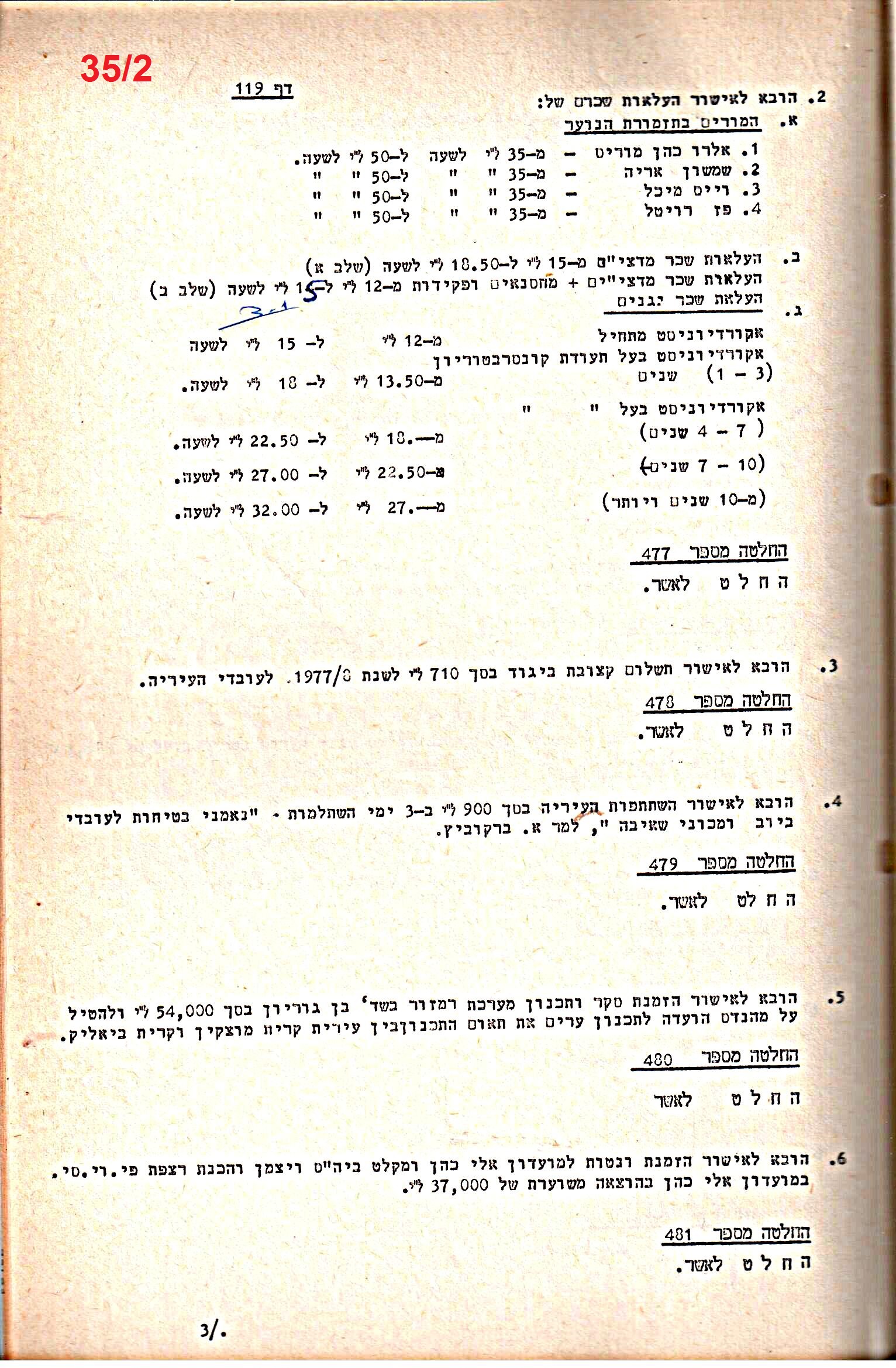 פרוטוקולים 20 – ועדות (כספים) – 22.11.78 – 22.8.76 by riki deri - Illustrated by מוזיאון בית גרושקביץ / כרך 20 - Ourboox.com