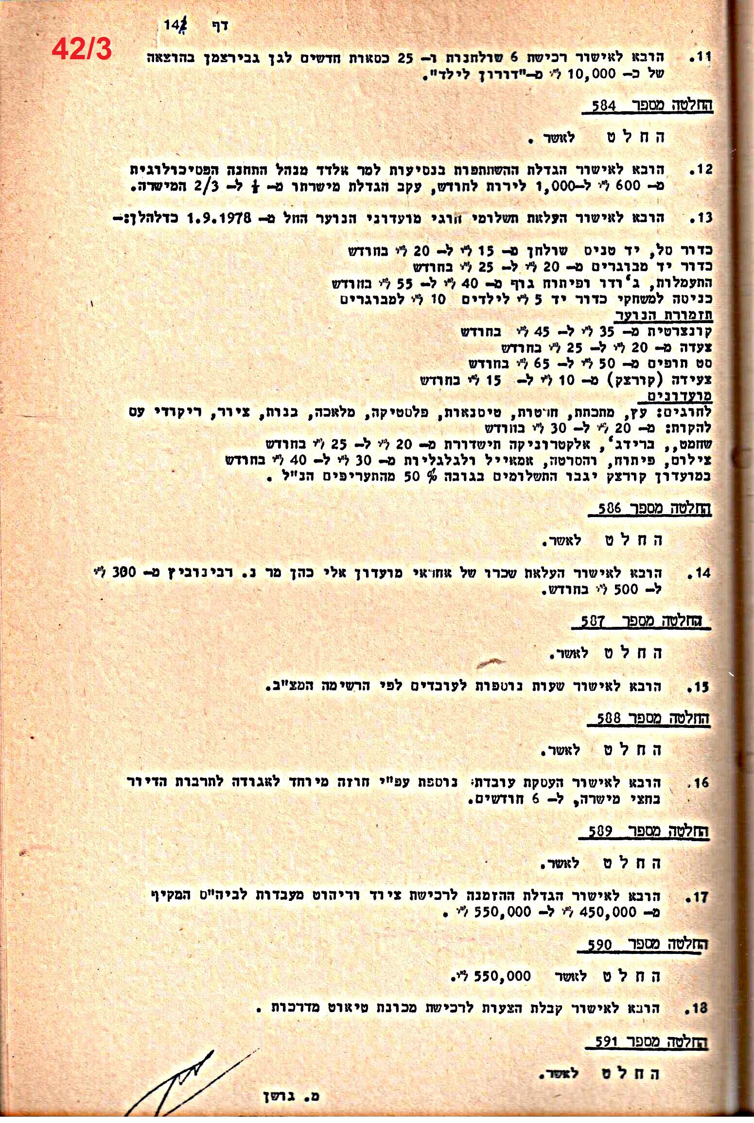 פרוטוקולים 20 – ועדות (כספים) – 22.11.78 – 22.8.76 by riki deri - Illustrated by מוזיאון בית גרושקביץ / כרך 20 - Ourboox.com