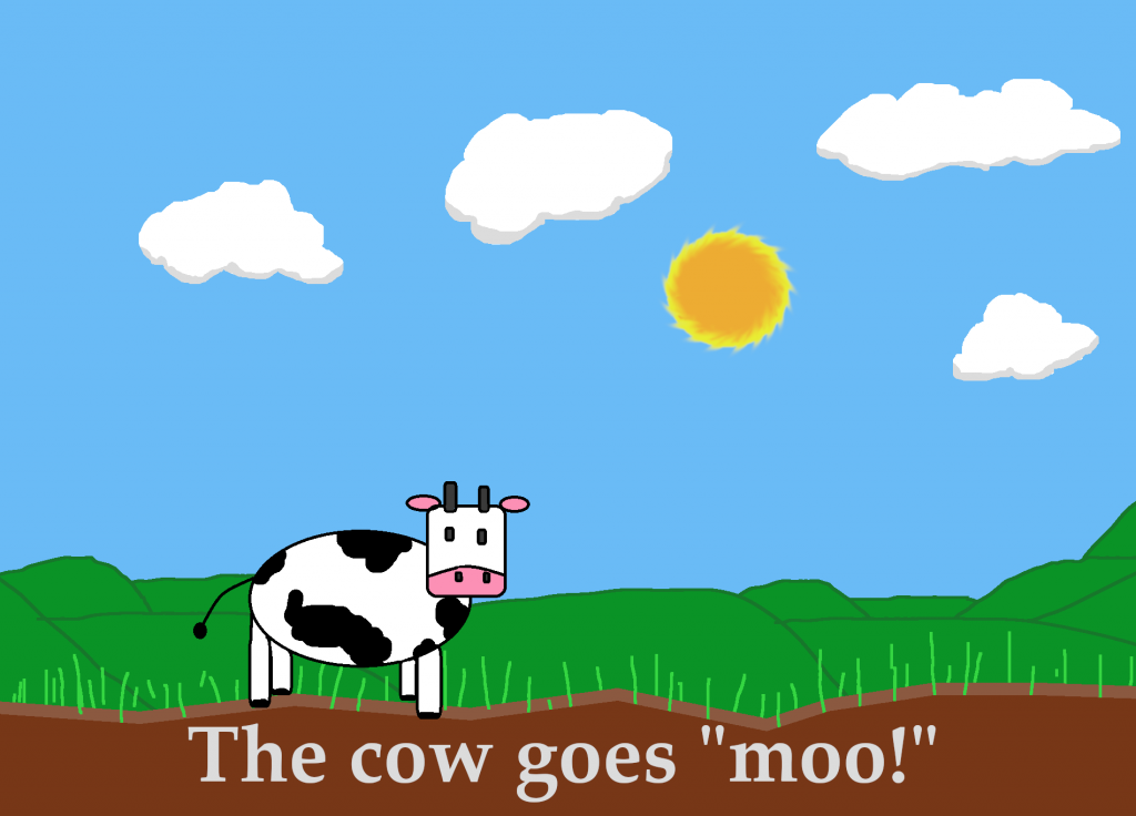 The Cow Goes “Snargle-Glarb” by Shaun Ian Thomas-Arnold - Illustrated by HBjus - Ourboox.com