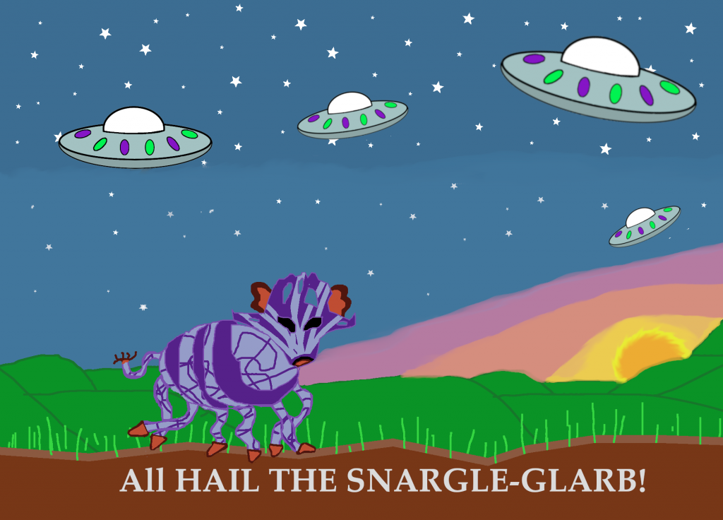 The Cow Goes “Snargle-Glarb” by Shaun Ian Thomas-Arnold - Illustrated by HBjus - Ourboox.com