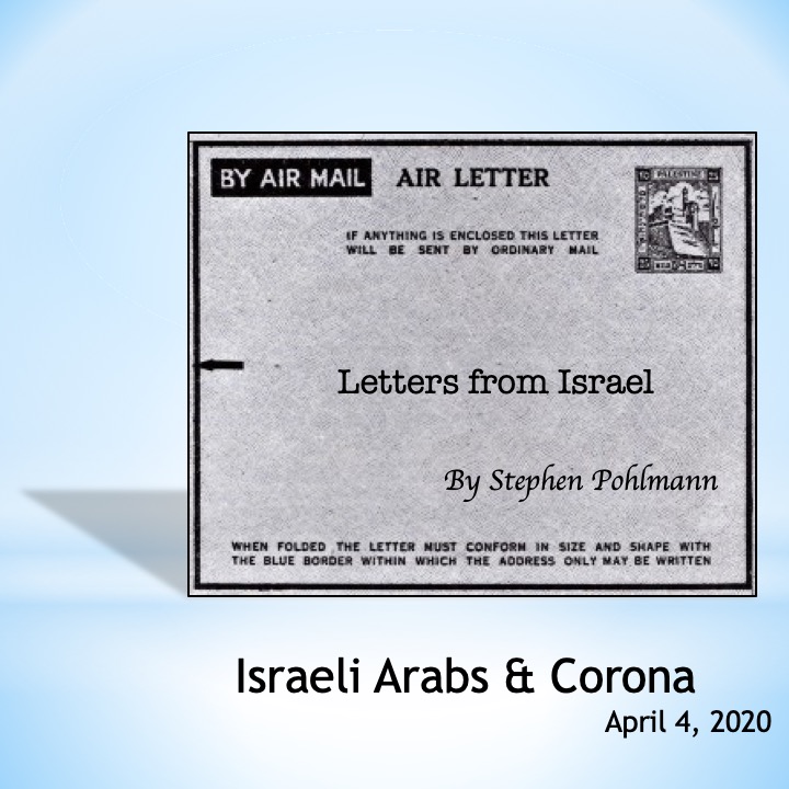 # 357 – Israeli Arabs & Corona by Stephen Pohlmann - Ourboox.com # 357 – Israeli Arabs & Corona by Stephen Pohlmann - Ourboox.com