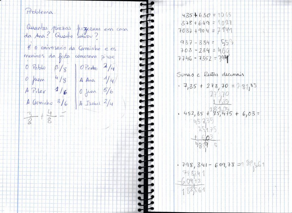 Caderno Casa Matemáticas Pablo by Pablo Cuadrado - Illustrated by Pablo Cuadrado Tejeda - Ourboox.com