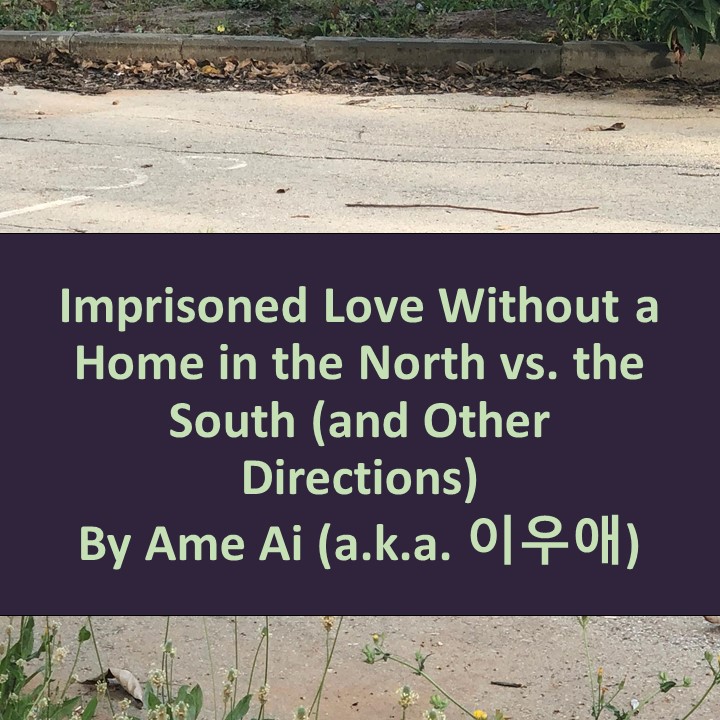 Imprisoned Love Without a Home in the North vs. the South (and Other Directions) by Woo Ae Yi, the Krazean Poet - Illustrated by Mel Rosenburg - Ourboox.com Imprisoned Love Without a Home in the North vs. the South (and Other Directions) by Woo Ae Yi, the Krazean Poet - Illustrated by Mel Rosenburg - Ourboox.com