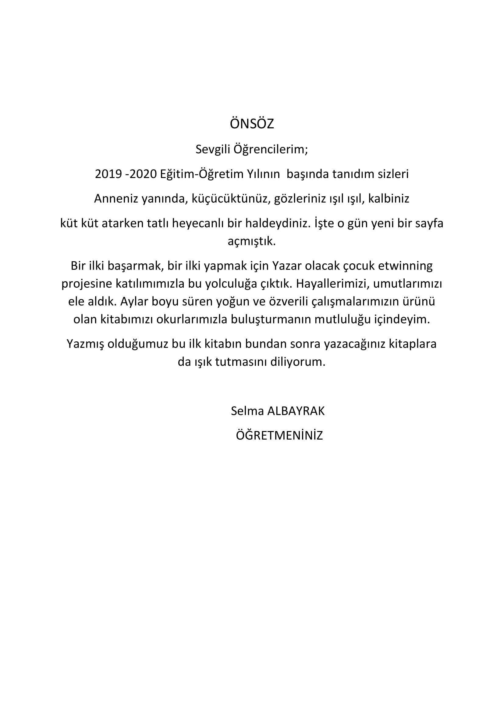 MİNİKLERDEN KÜÇÜK KÜÇÜK HİKAYELER by SELMA ALBAYRAK - Ourboox.com