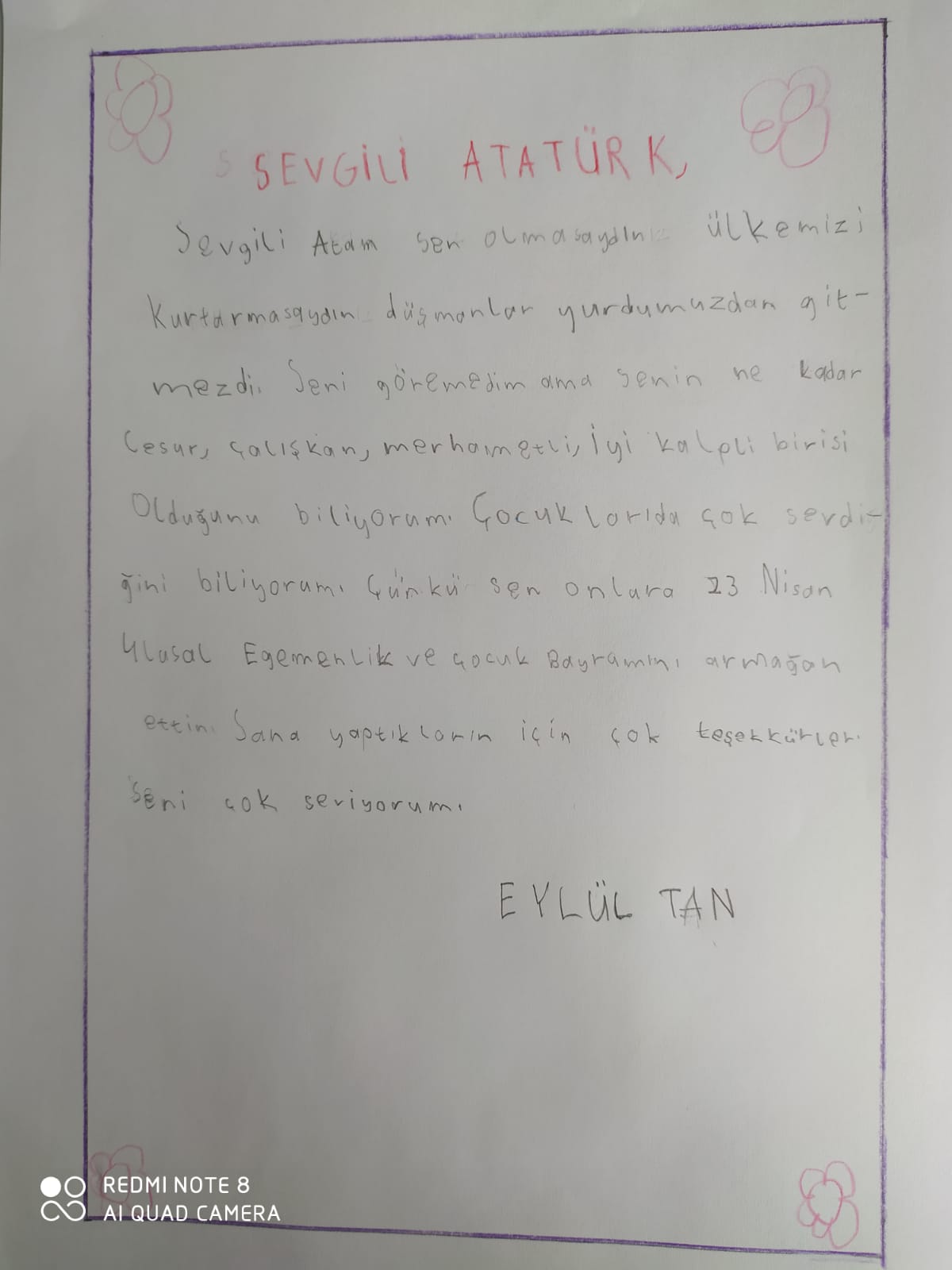 MİNİK YÜREKLERDEN ATAM’A MEKTUPLAR by emine sevgi - Illustrated by MEKTUPLAR - Ourboox.com