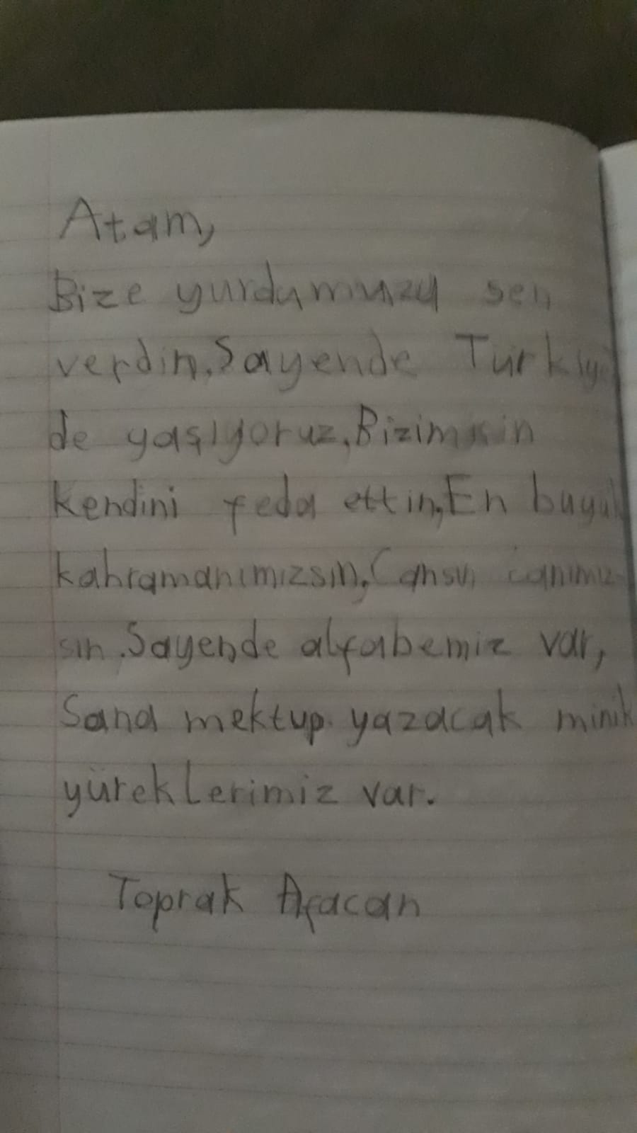 MİNİK YÜREKLERDEN ATAM’A MEKTUPLAR by emine sevgi - Illustrated by MEKTUPLAR - Ourboox.com