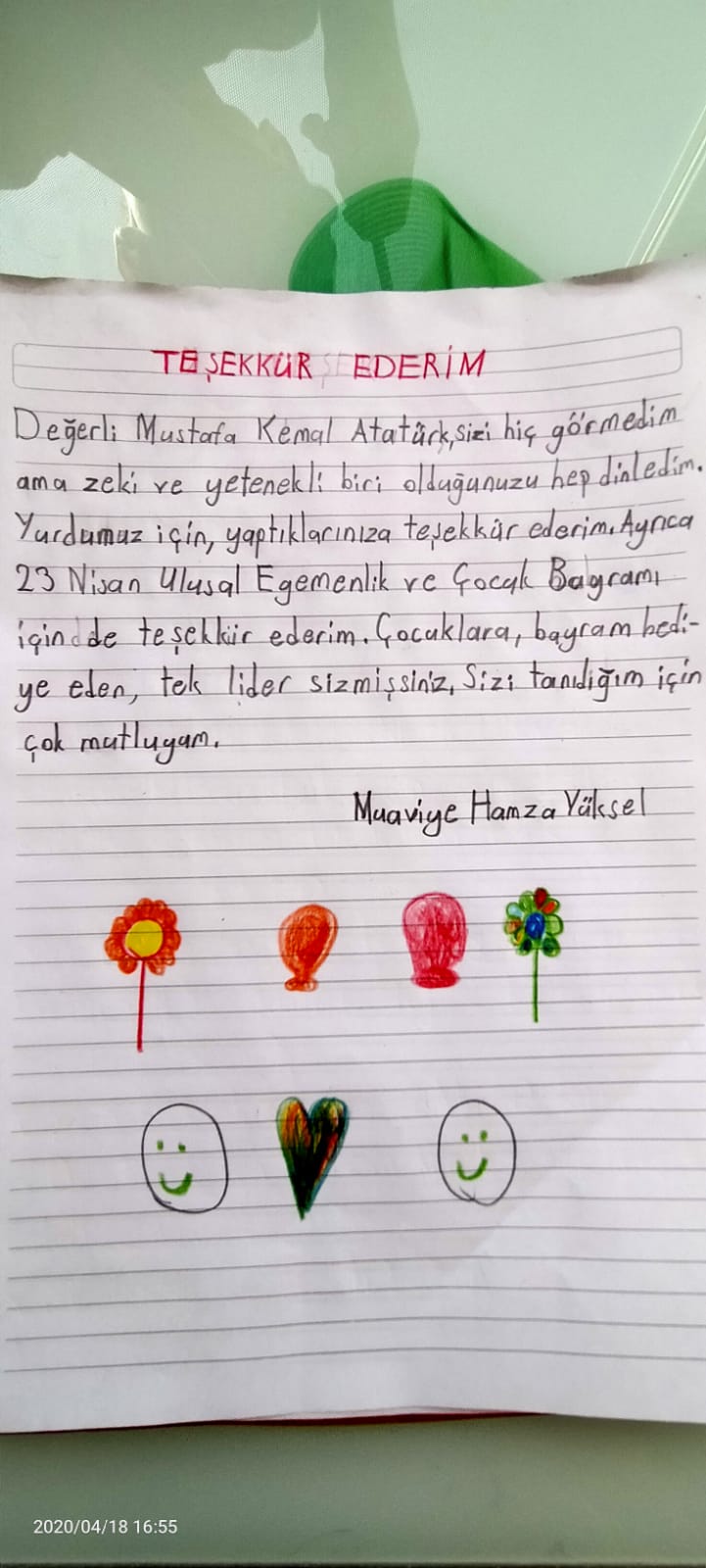 MİNİK YÜREKLERDEN ATAM’A MEKTUPLAR by emine sevgi - Illustrated by MEKTUPLAR - Ourboox.com