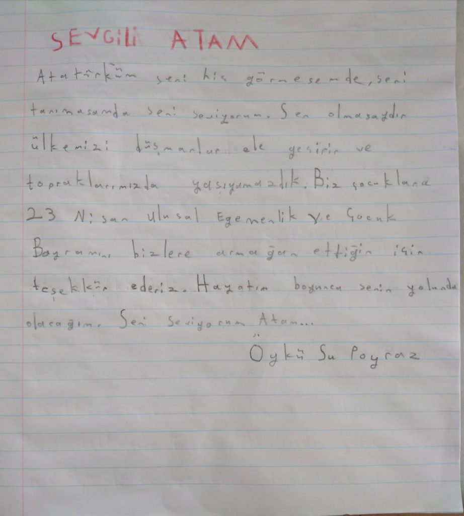 MİNİK YÜREKLERDEN ATAM’A MEKTUPLAR by emine sevgi - Illustrated by MEKTUPLAR - Ourboox.com