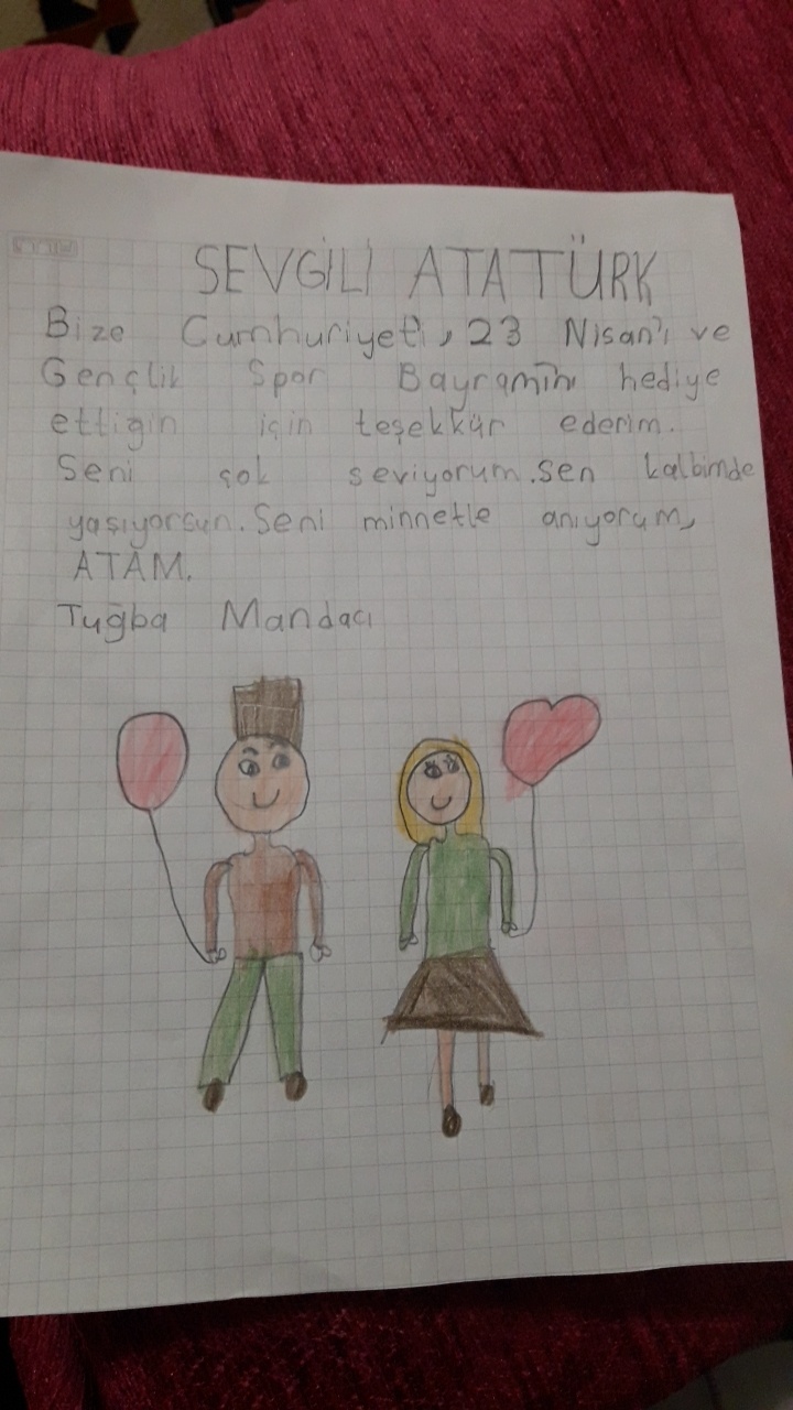 MİNİK YÜREKLERDEN ATAM’A MEKTUPLAR by emine sevgi - Illustrated by MEKTUPLAR - Ourboox.com