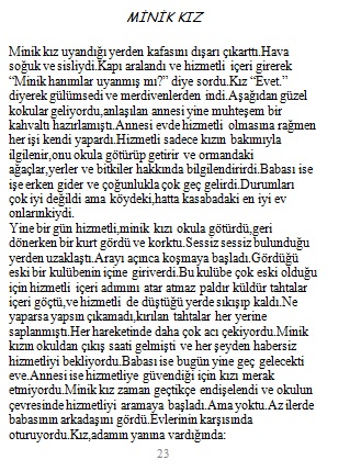 ÇOCUKLARIN KALEMİNDEN by Kadriye Çelebi - Ourboox.com