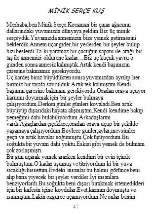 ÇOCUKLARIN KALEMİNDEN by Kadriye Çelebi - Ourboox.com