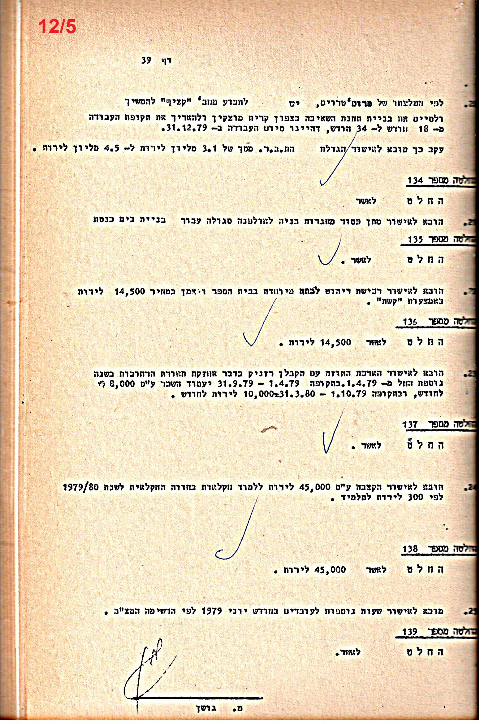 פרוטוקולים 21 – 19.10.83 – 3.1.79 ועדות – כספים by riki deri - Illustrated by מוזיאון בית גרושקביץ / כרך 21 - Ourboox.com