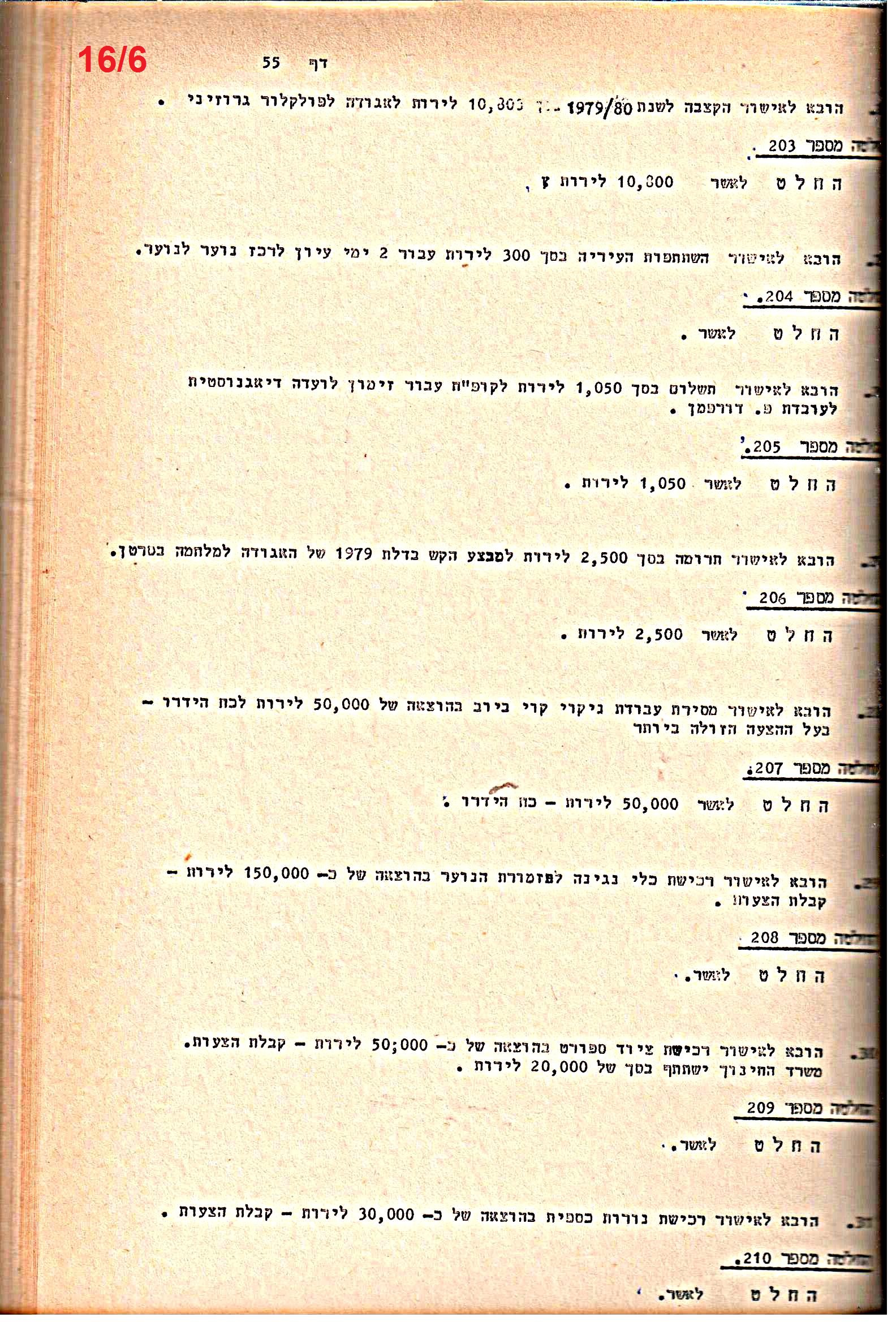 פרוטוקולים 21 – 19.10.83 – 3.1.79 ועדות – כספים by riki deri - Illustrated by מוזיאון בית גרושקביץ / כרך 21 - Ourboox.com