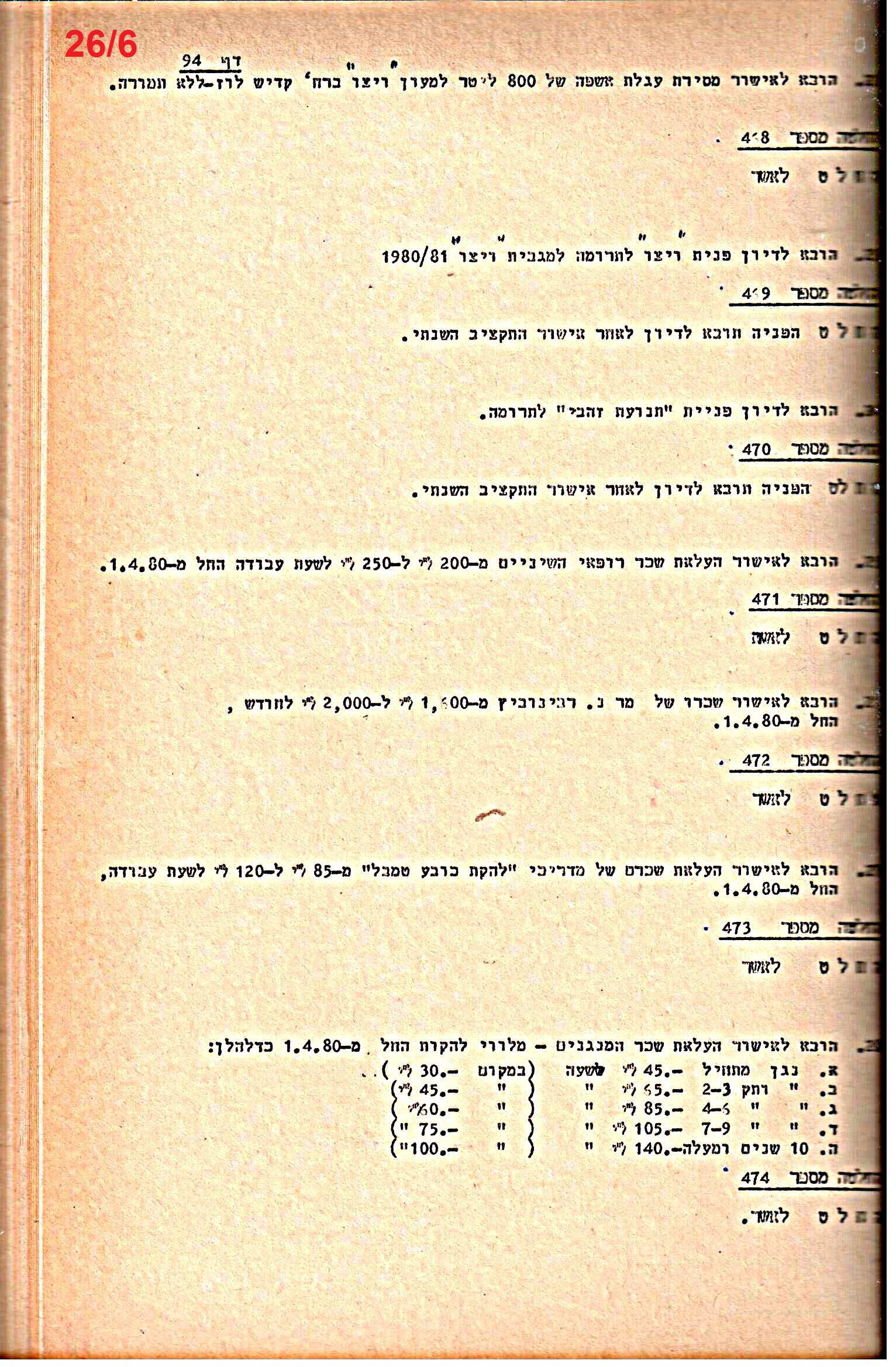 פרוטוקולים 21 – 19.10.83 – 3.1.79 ועדות – כספים by riki deri - Illustrated by מוזיאון בית גרושקביץ / כרך 21 - Ourboox.com