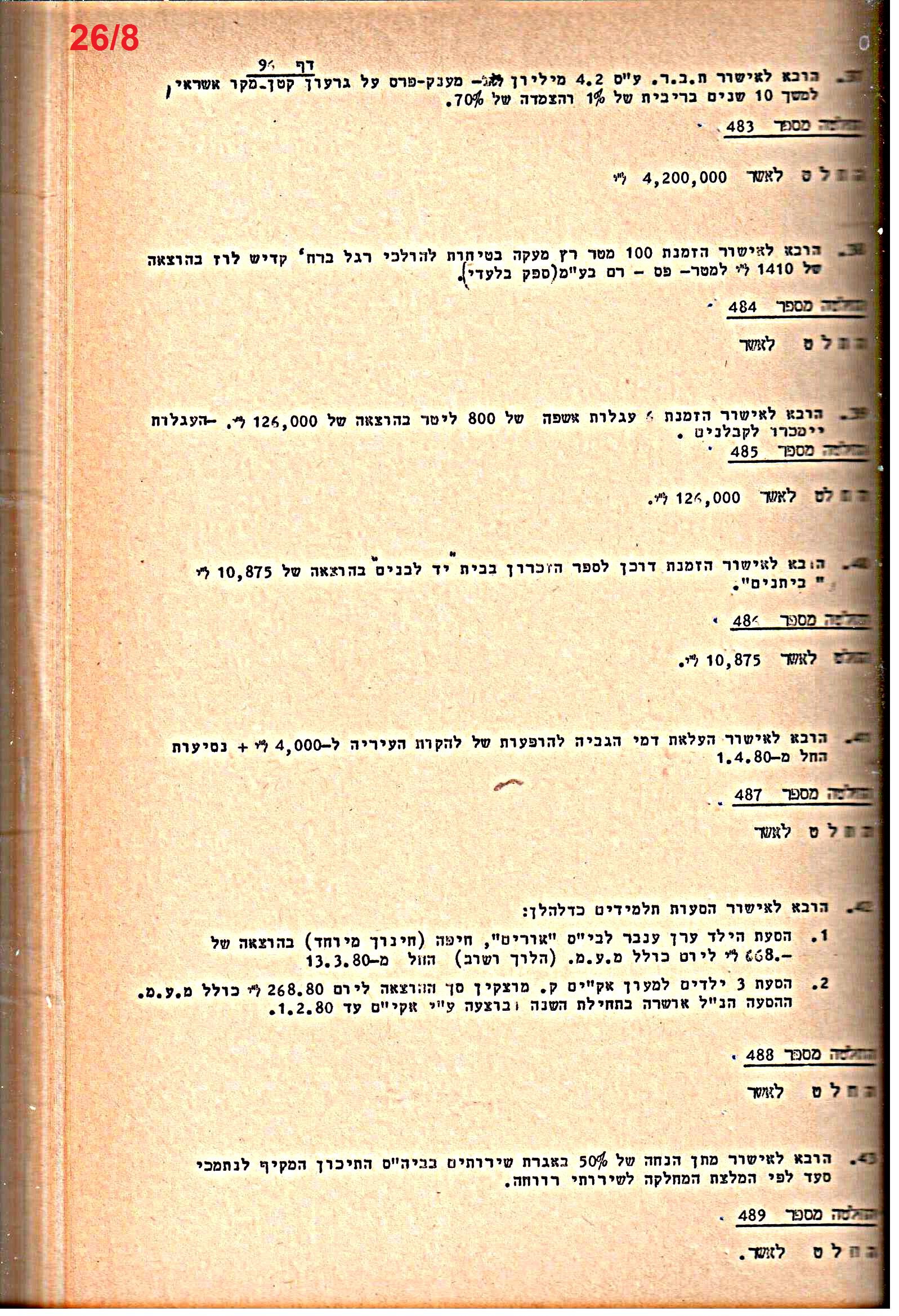פרוטוקולים 21 – 19.10.83 – 3.1.79 ועדות – כספים by riki deri - Illustrated by מוזיאון בית גרושקביץ / כרך 21 - Ourboox.com