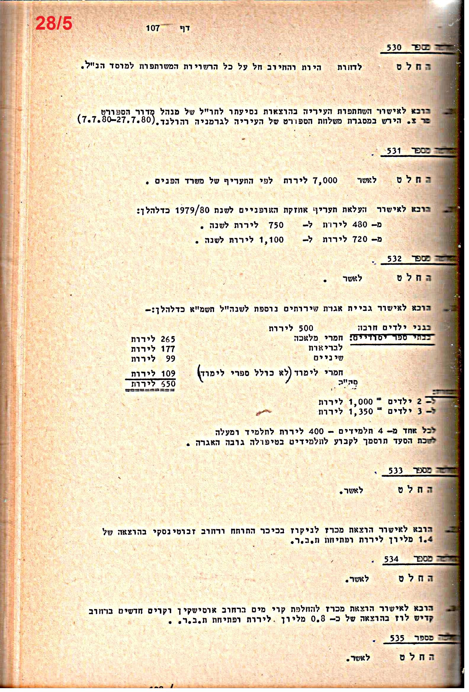 פרוטוקולים 21 – 19.10.83 – 3.1.79 ועדות – כספים by riki deri - Illustrated by מוזיאון בית גרושקביץ / כרך 21 - Ourboox.com