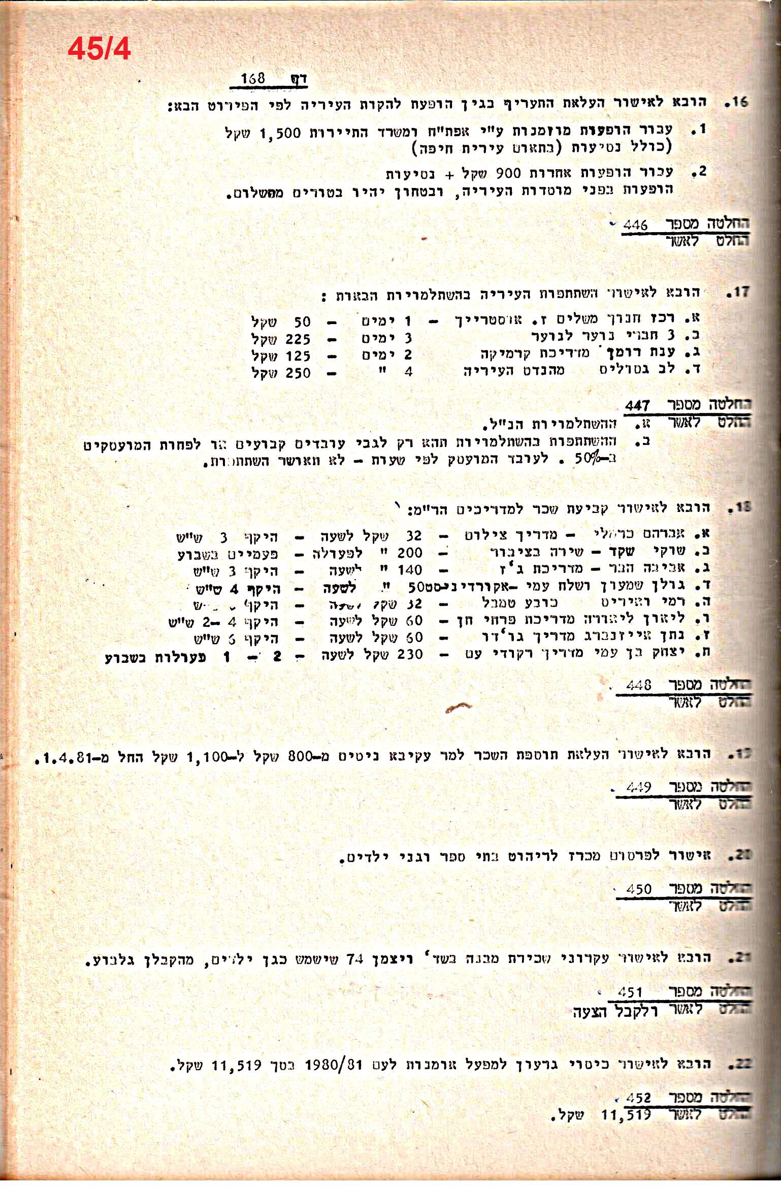 פרוטוקולים 21 – 19.10.83 – 3.1.79 ועדות – כספים by riki deri - Illustrated by מוזיאון בית גרושקביץ / כרך 21 - Ourboox.com