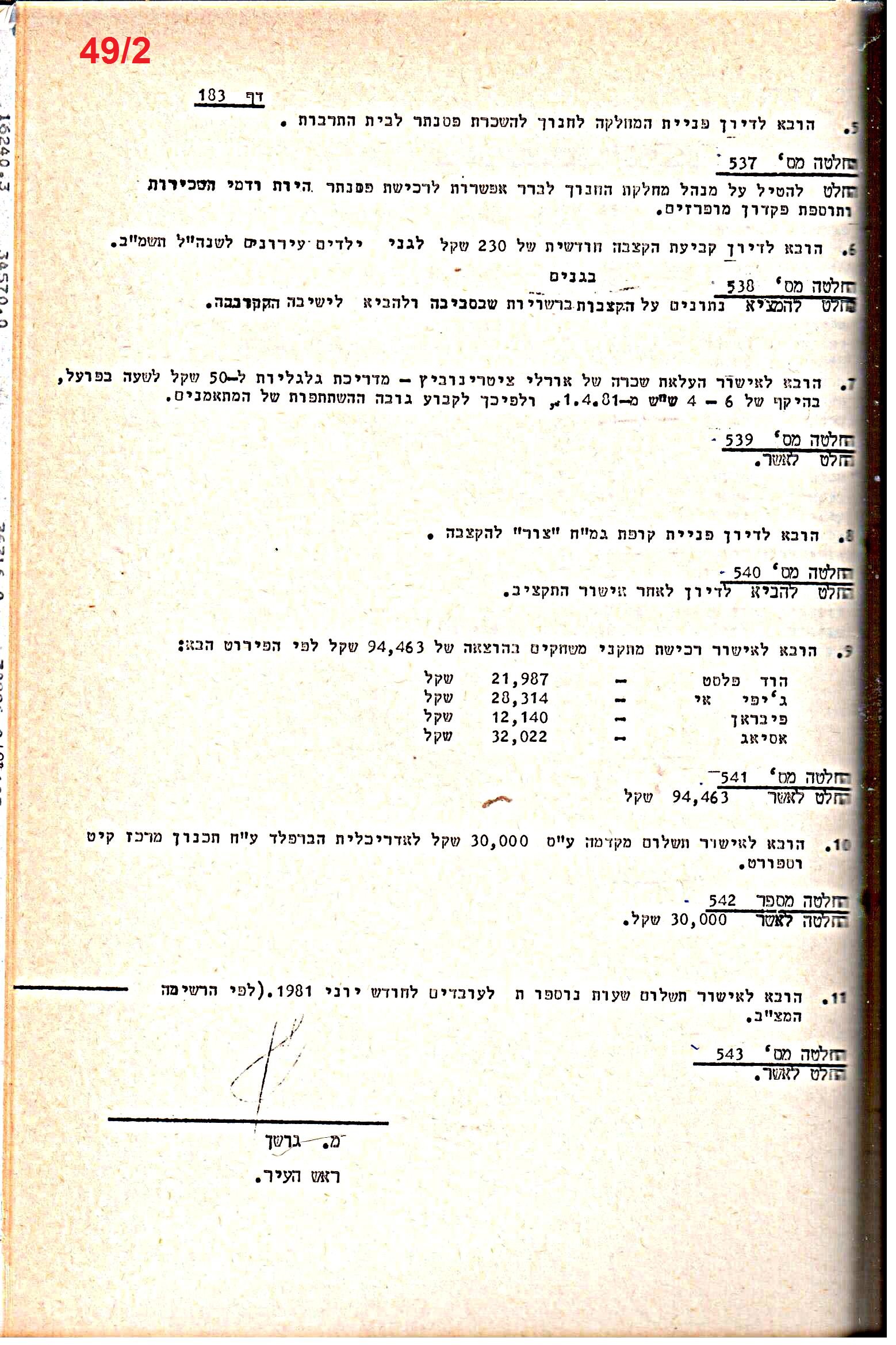 פרוטוקולים 21 – 19.10.83 – 3.1.79 ועדות – כספים by riki deri - Illustrated by מוזיאון בית גרושקביץ / כרך 21 - Ourboox.com