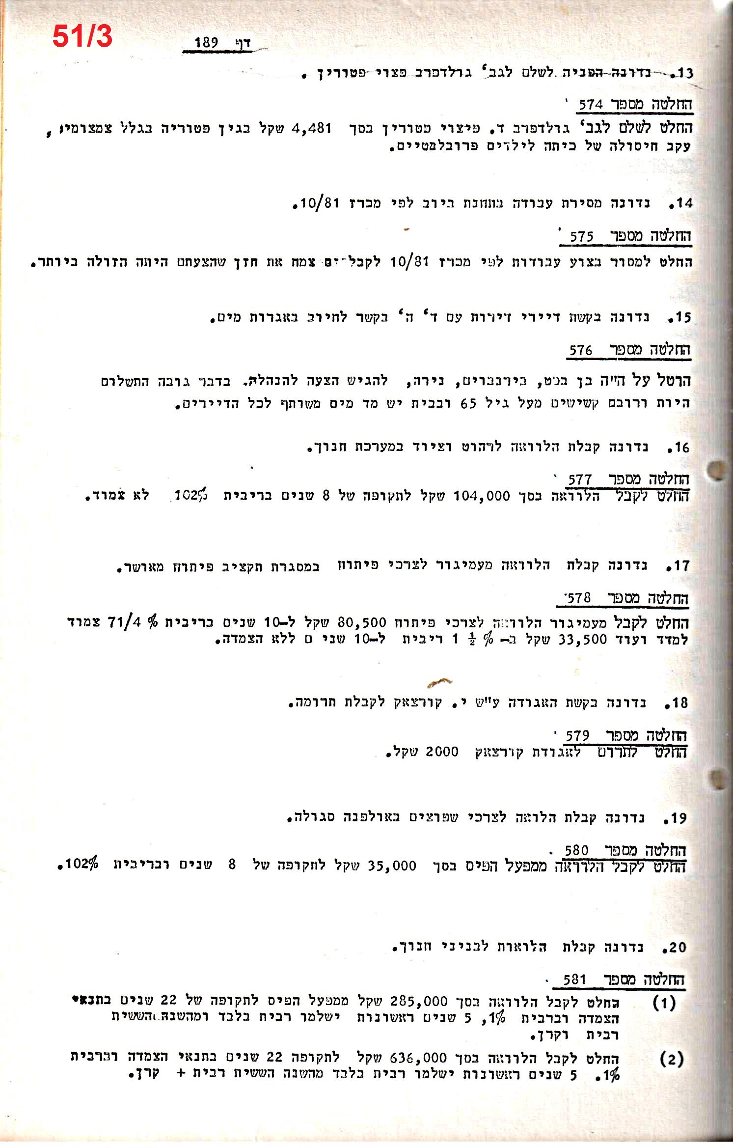 פרוטוקולים 21 – 19.10.83 – 3.1.79 ועדות – כספים by riki deri - Illustrated by מוזיאון בית גרושקביץ / כרך 21 - Ourboox.com