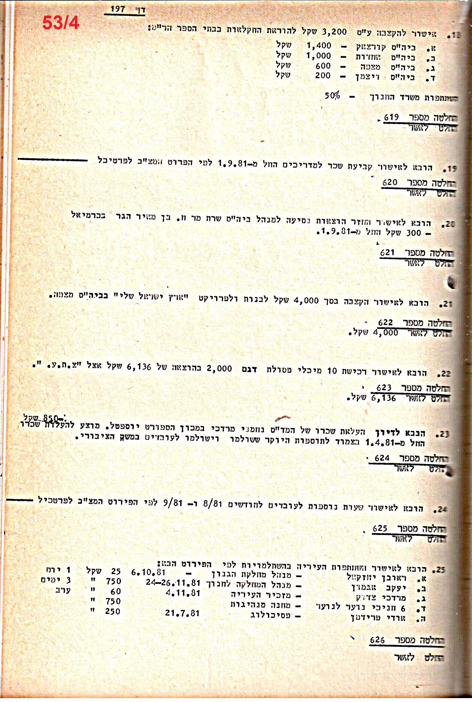 פרוטוקולים 21 – 19.10.83 – 3.1.79 ועדות – כספים by riki deri - Illustrated by מוזיאון בית גרושקביץ / כרך 21 - Ourboox.com