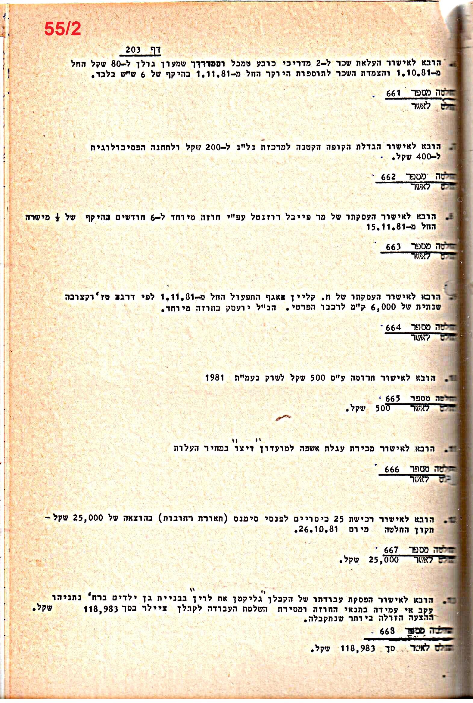 פרוטוקולים 21 – 19.10.83 – 3.1.79 ועדות – כספים by riki deri - Illustrated by מוזיאון בית גרושקביץ / כרך 21 - Ourboox.com