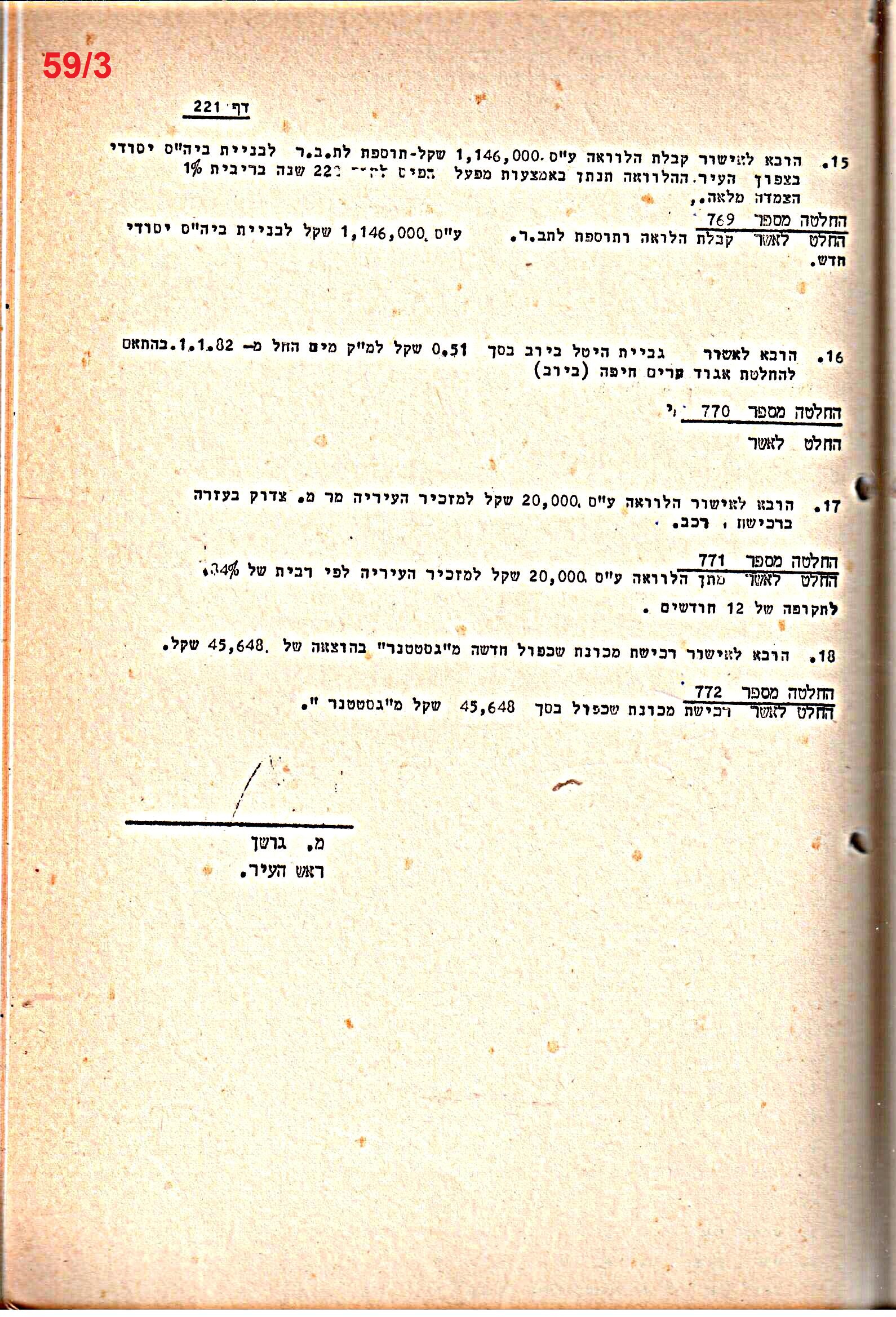 פרוטוקולים 21 – 19.10.83 – 3.1.79 ועדות – כספים by riki deri - Illustrated by מוזיאון בית גרושקביץ / כרך 21 - Ourboox.com