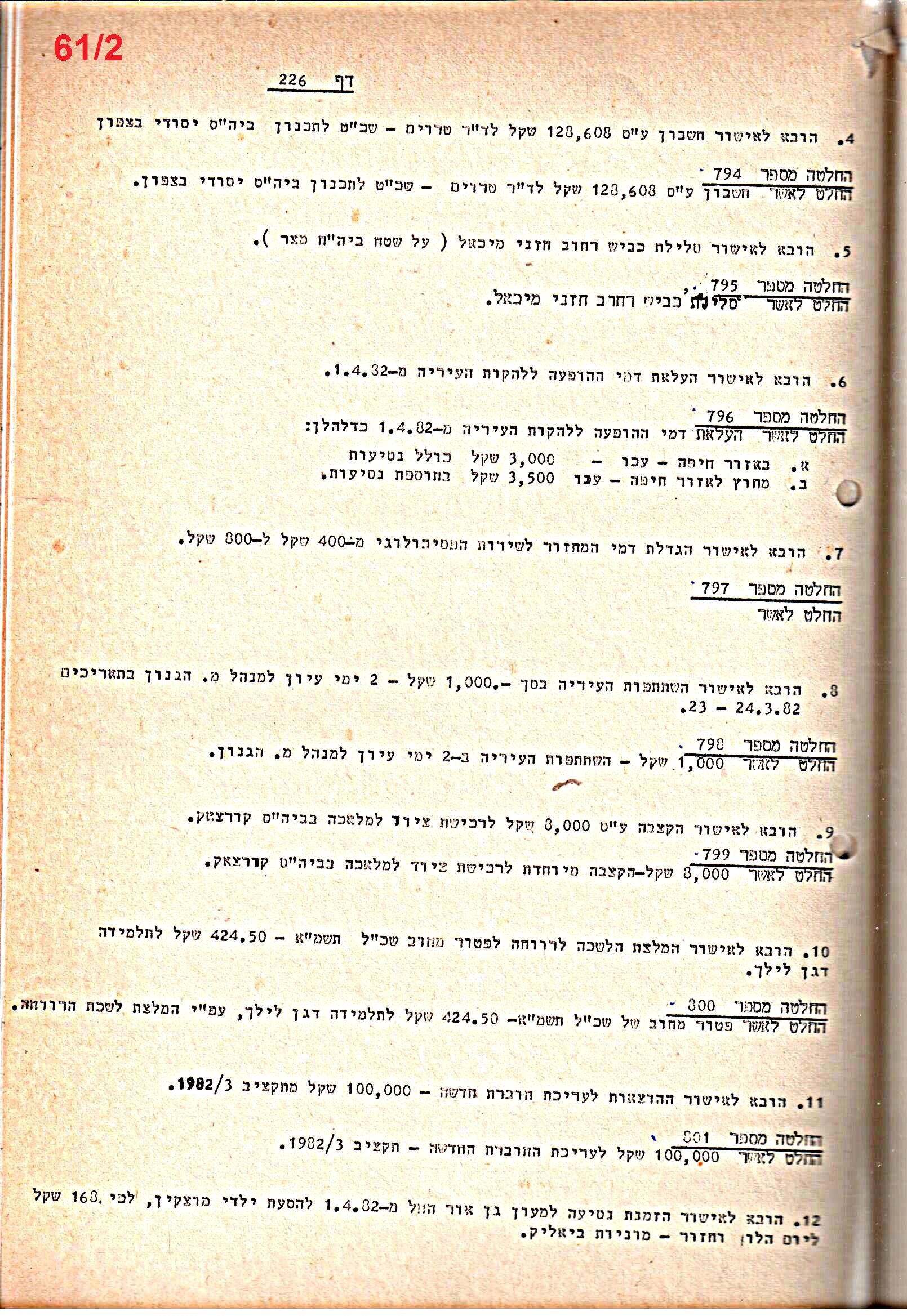 פרוטוקולים 21 – 19.10.83 – 3.1.79 ועדות – כספים by riki deri - Illustrated by מוזיאון בית גרושקביץ / כרך 21 - Ourboox.com