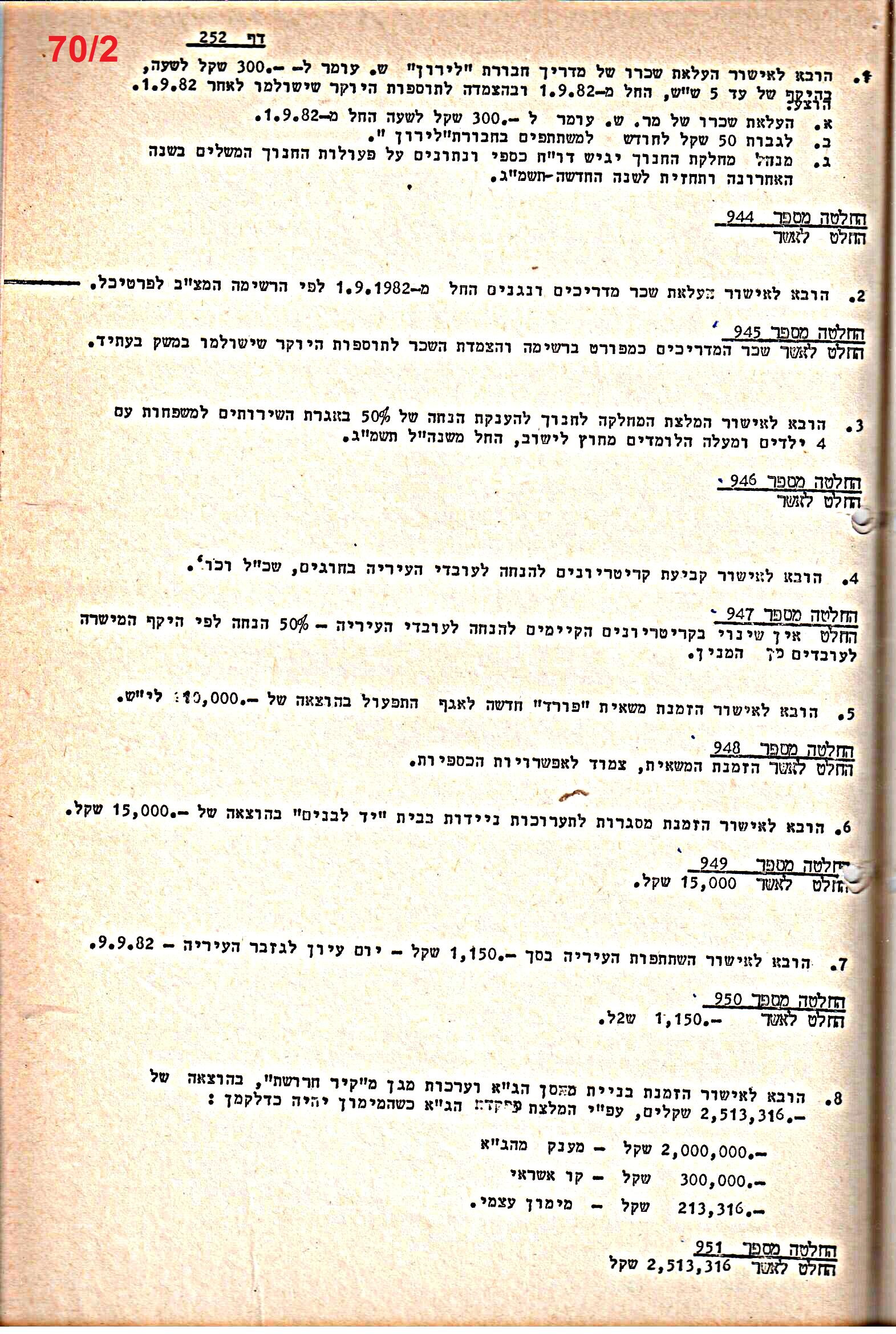 פרוטוקולים 21 – 19.10.83 – 3.1.79 ועדות – כספים by riki deri - Illustrated by מוזיאון בית גרושקביץ / כרך 21 - Ourboox.com