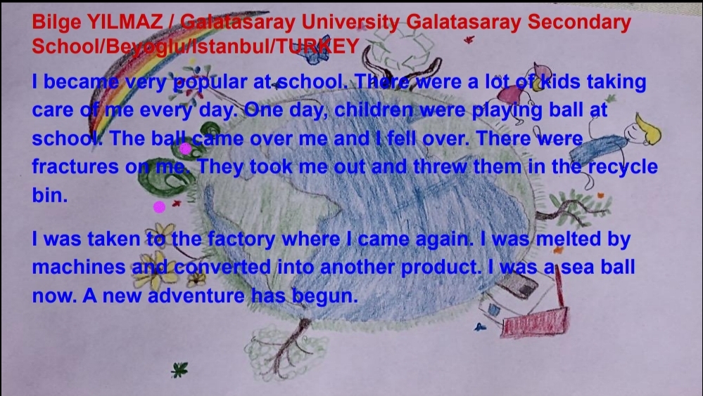 A RECYCLING STORY by Arzu ÇALIK SEYDIM - Illustrated by Students - Ourboox.com